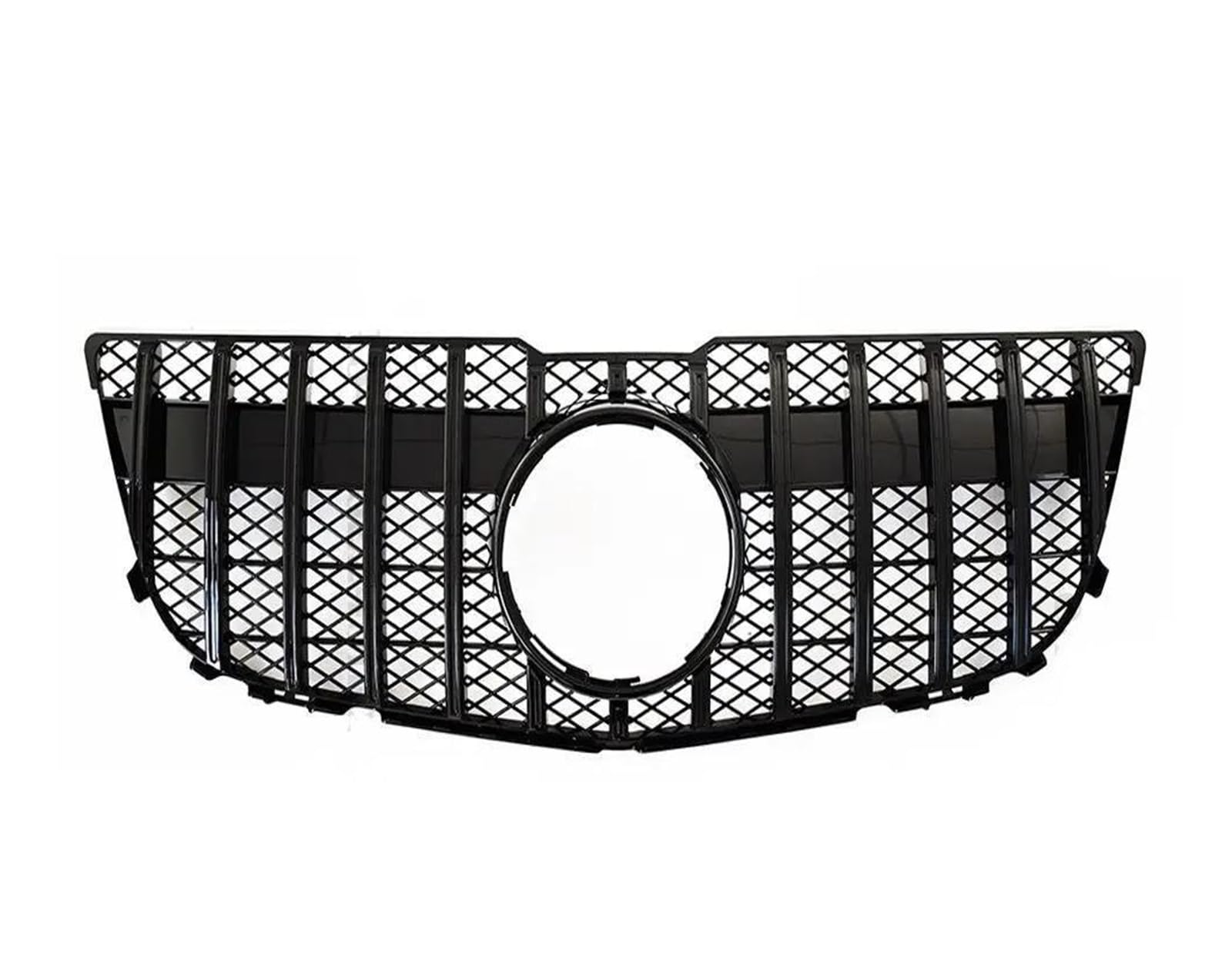 Kühler Frontgrill Grill Racing Grill Für Benz Für GLK X204 2008-2012 2013-2015 Trim Haube Mesh Tuning Sport Kühlergrill(13-15 G Black) von MINIKS