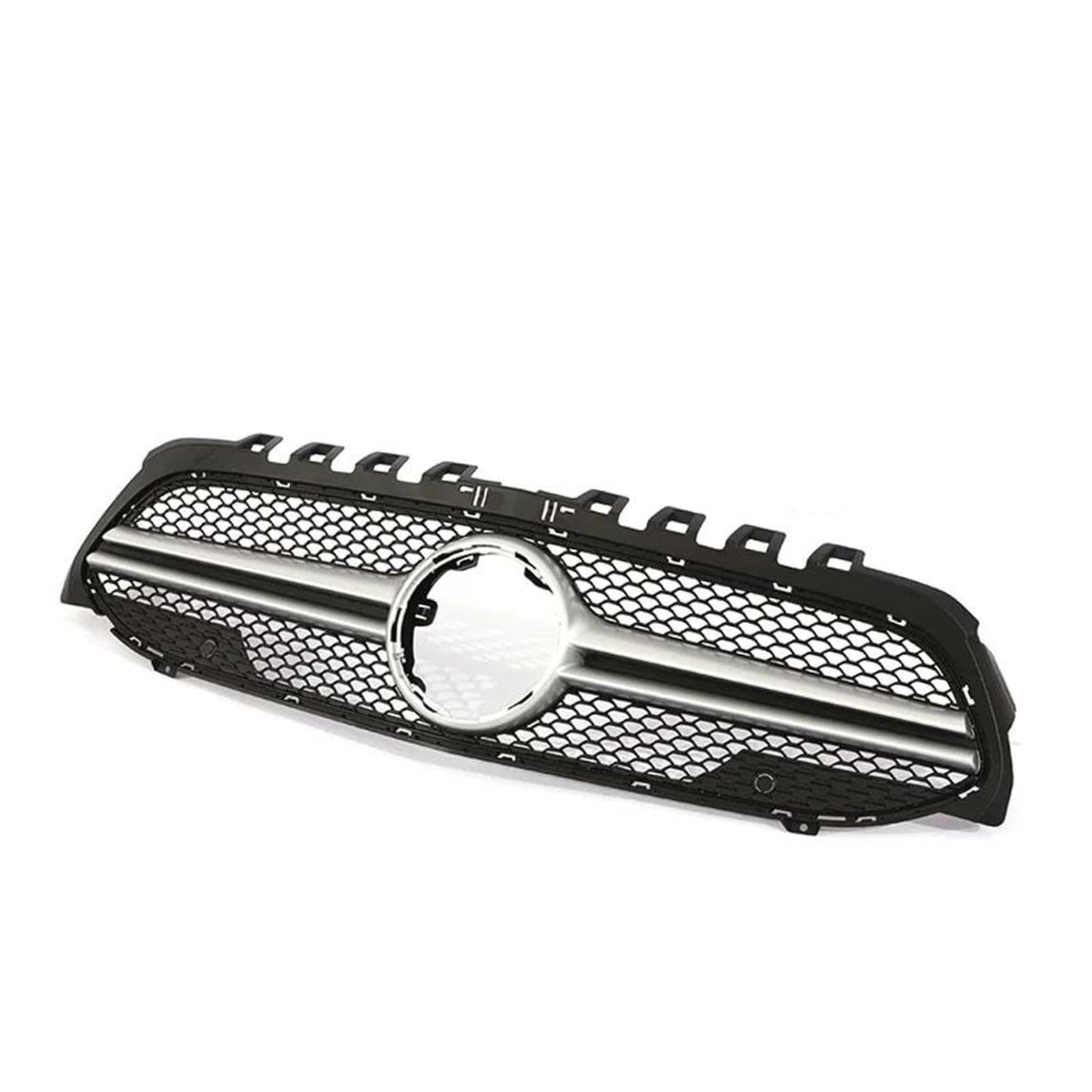 Kühler Frontstoßstangengrill Für Benz A-Klasse V177 W177 2019–2022, Für GTR Diamond Für AMG A35 A45, Schwarzer Chorme-Grill A200 A180 Kühlergrill(Style 13) von MINIKS