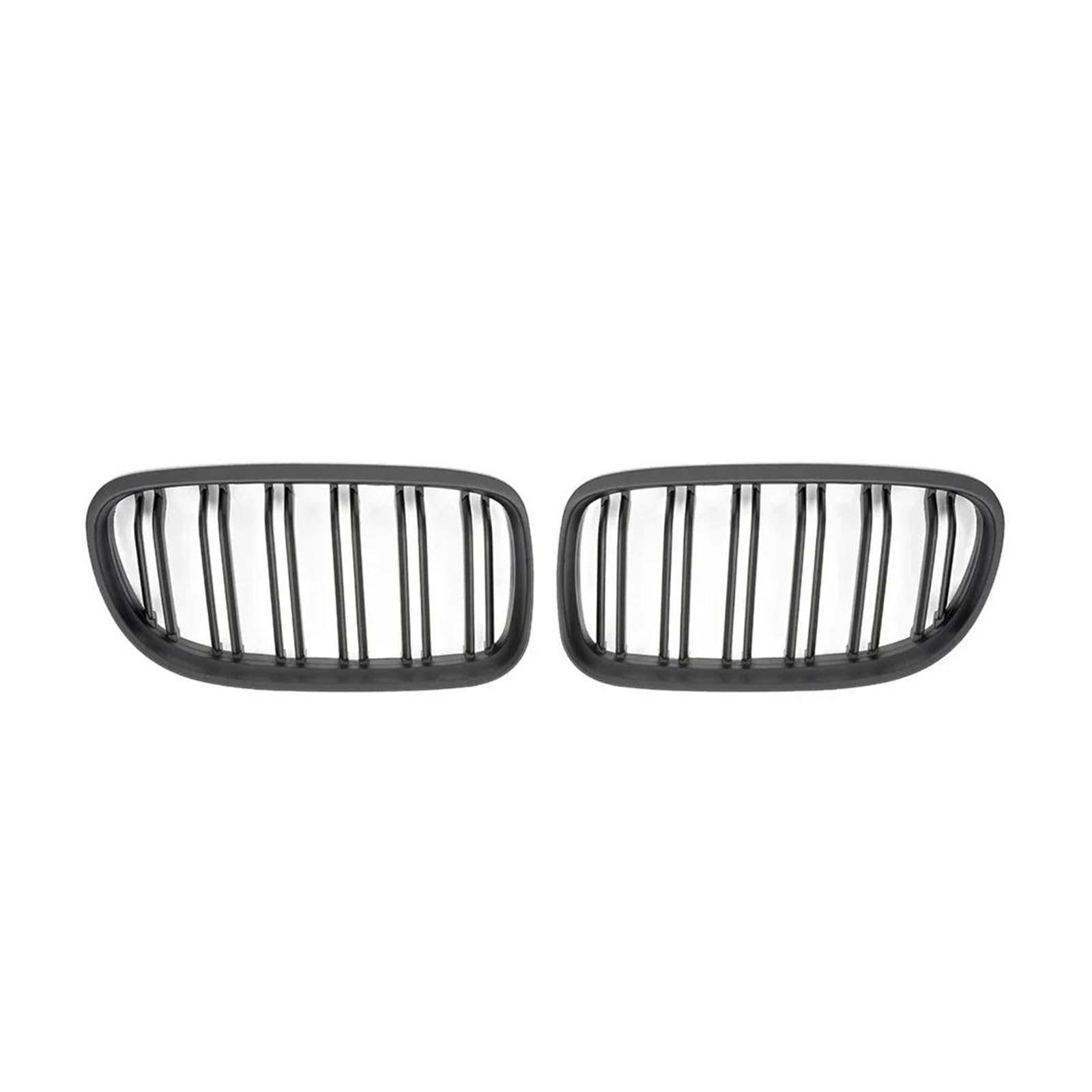 Kühler Für 3er E90 E91 LCi 2009 2010 2011 2012 Auto-Styling Auto Kühlergrill Grill Vorne Niere Glänzend 2 Linie Doppellamelle Kühlergrill(Matt-schwarz) von MINIKS