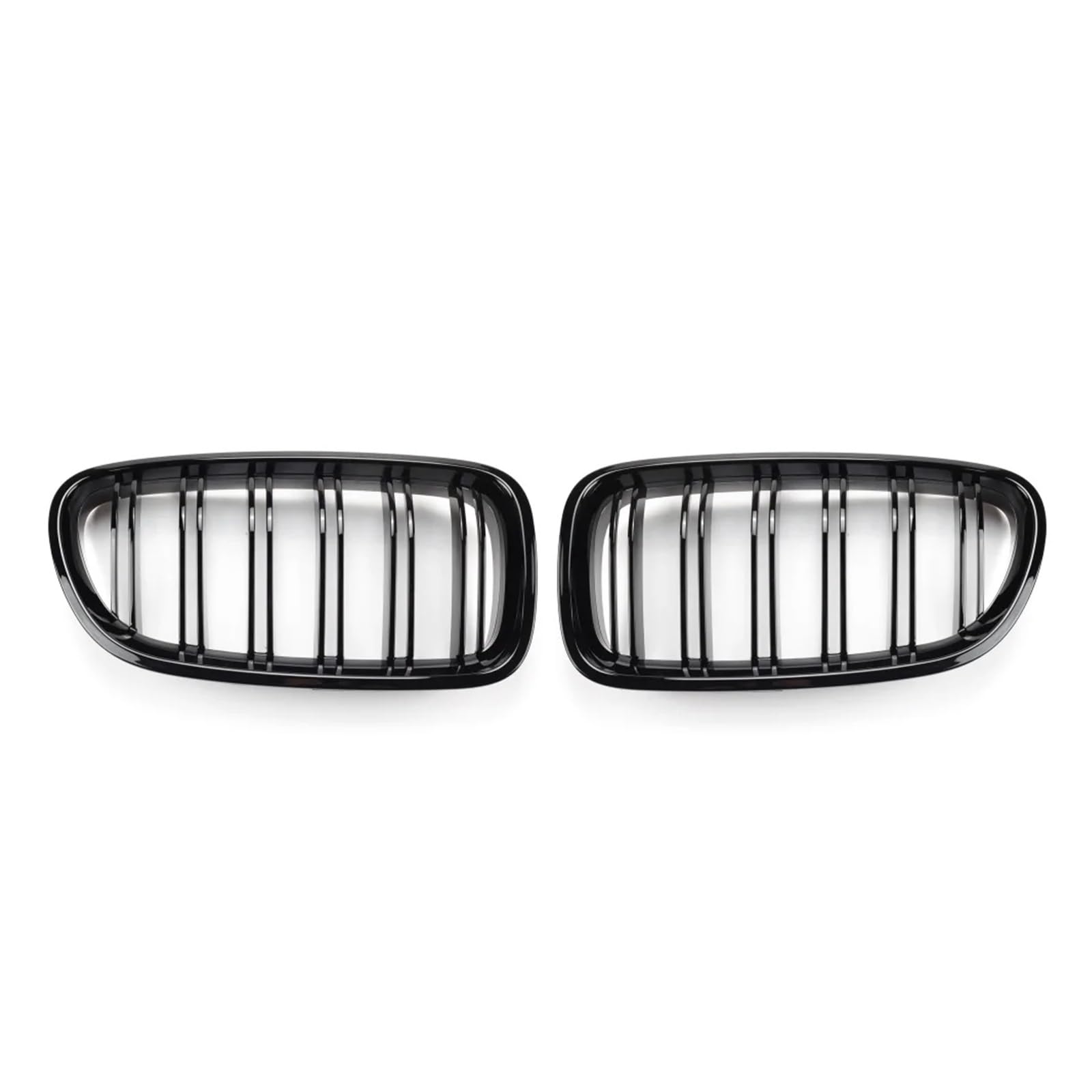 Kühler Für 5 Series F10 F11 F18 520d 530d 540i 2010-2017 Ersatzteil Auto Glänzend Schwarzer Nierengrill Doppellamellen Racing Grill Kühlergrill von MINIKS