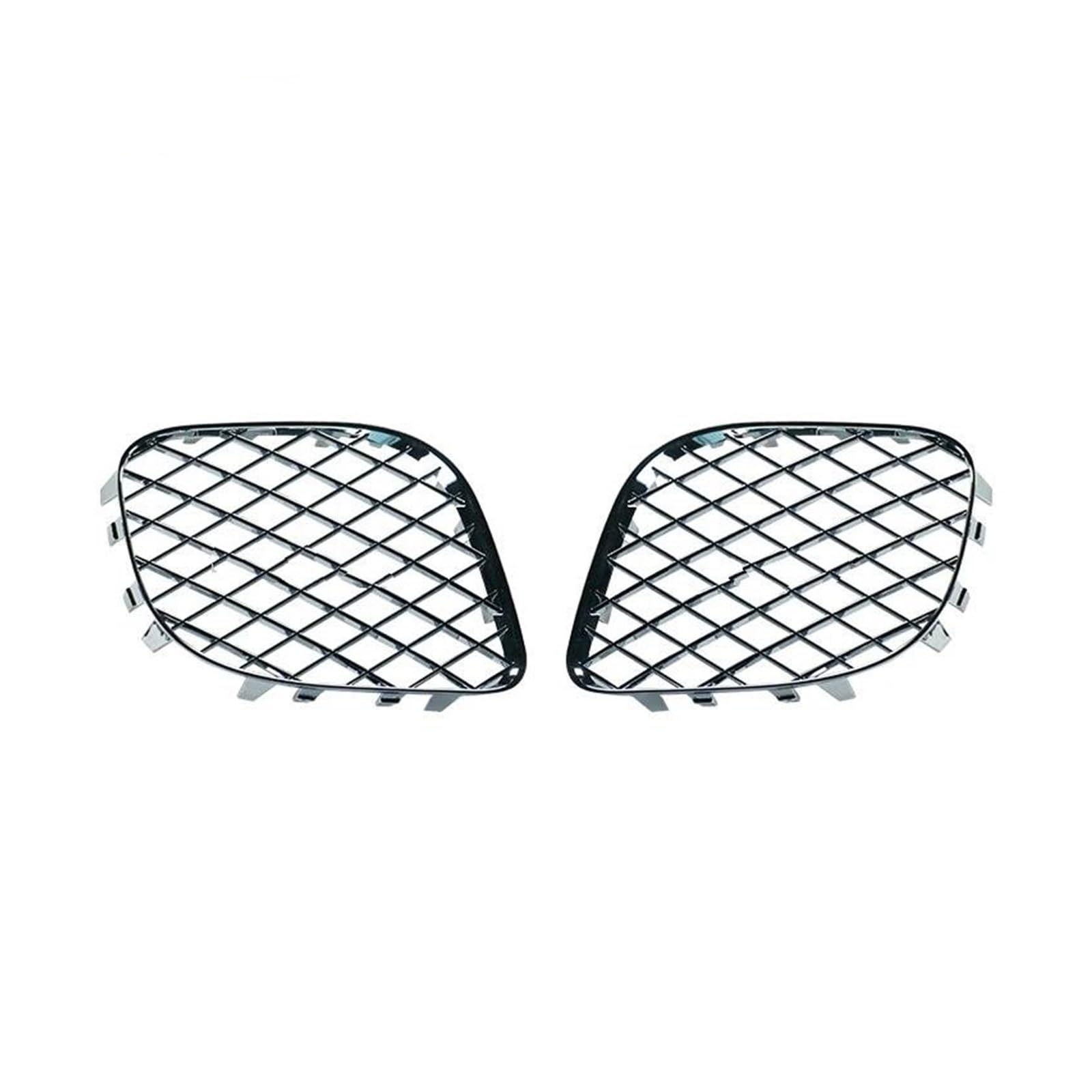 Kühler Für Bentley Für Flying Für Spur 2010-2013 3W5807667 Auto Vorderen Stoßfänger Schutz Grille Grille Grid Mash Auto Teil Kühlergrill(Plating 2pcs) von MINIKS