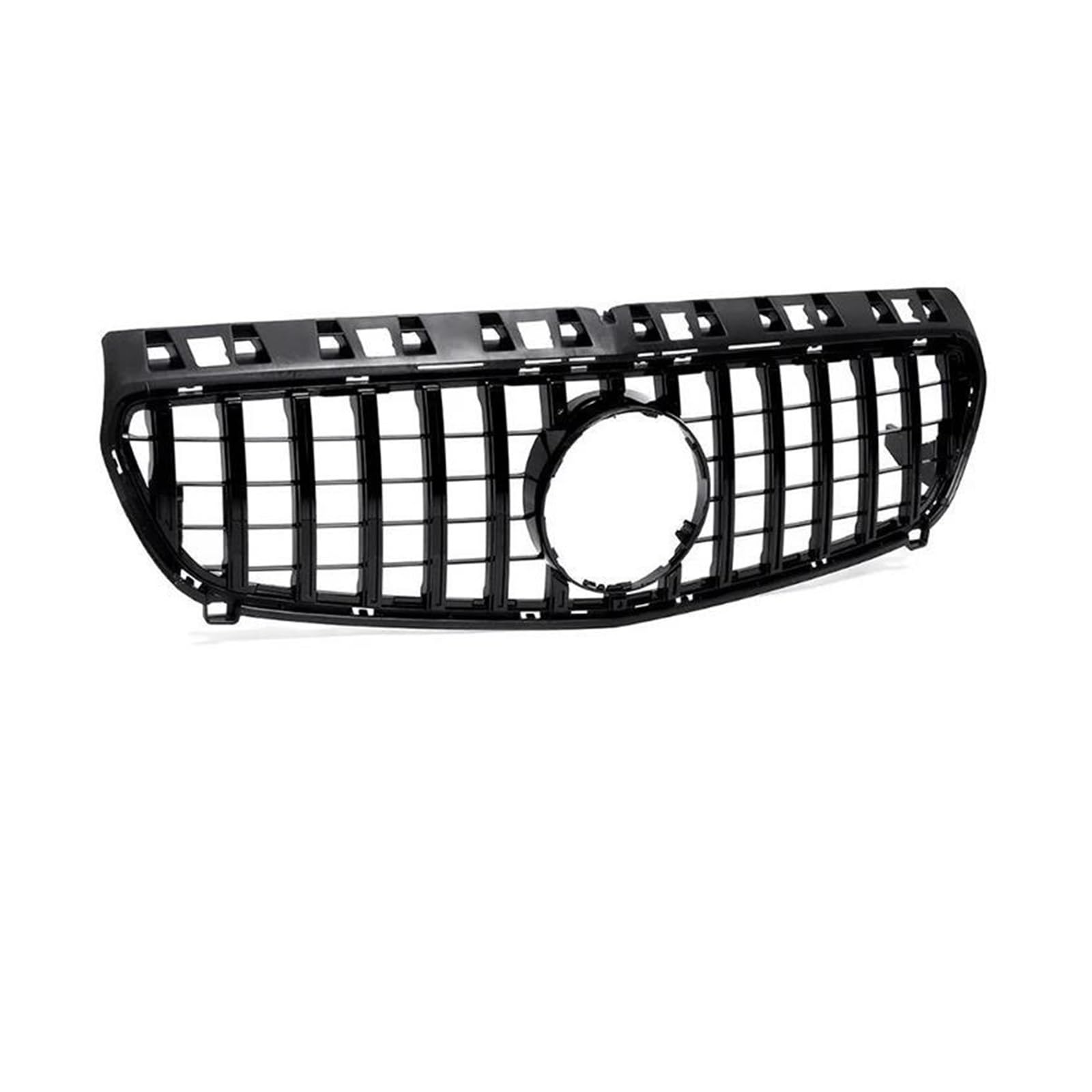 Kühler Für Benz A-KLASSE W176 2013-2018 A180 A200 A250 Autozubehör Für GTR Diamond Style Auto Frontstoßstangengitter Haubengitter Kühlergrill(13-15 G Black) von MINIKS