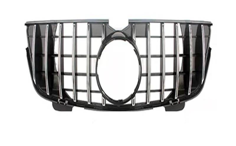 Kühler Für Benz GL X164 2005-2012 GL320 GL350 GL450 GL550 GL500 Tuning GT Diamant Front Kühlergrill Stoßstange Grill Gitter Mesh Kühlergrill(05-09 G Silvery) von MINIKS