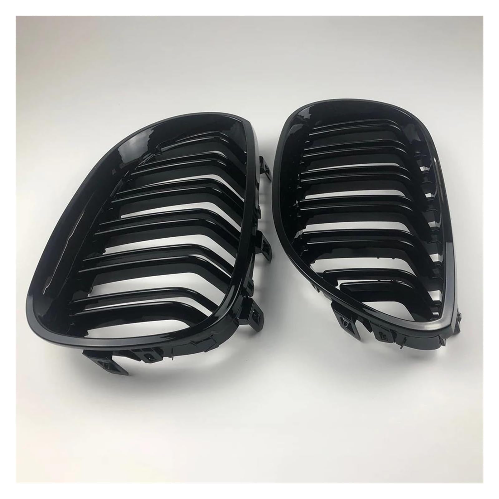 Kühler Für E60 M5 E61 520i 545i 550i 535i 2003-2010 5 Series Frontstoßstange Nierengrill Grill Haubennetz Doppellinie Refit Body Kit Kühlergrill von MINIKS