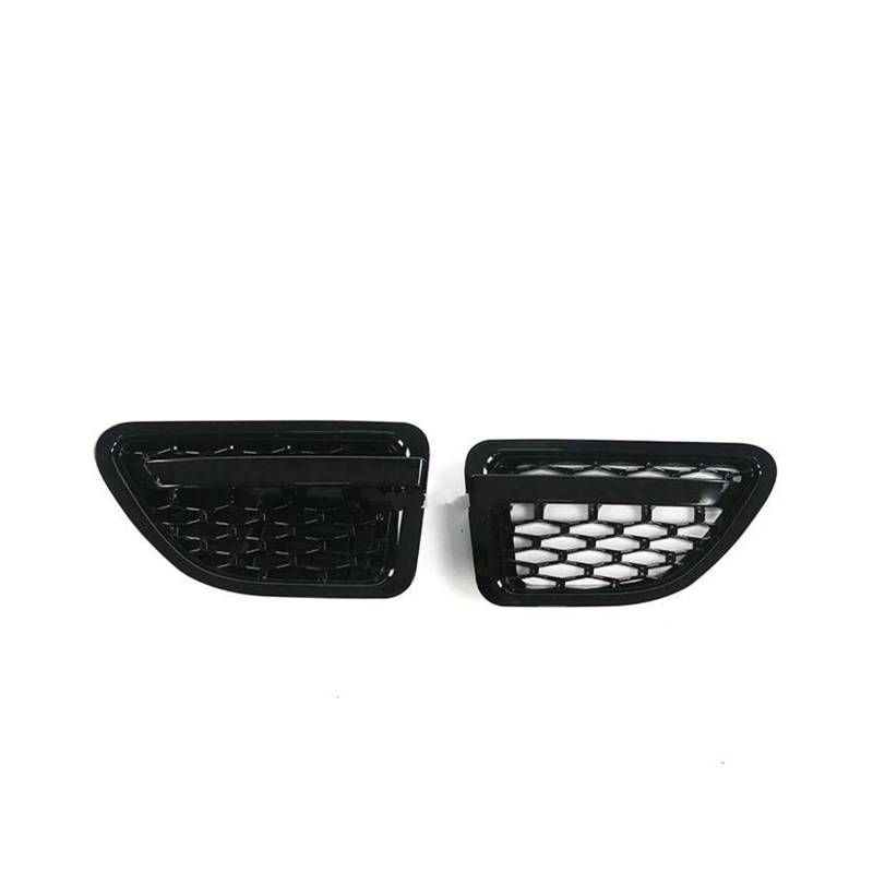 Kühler Für Land Für Rover Für Range Für Rover Für Sport 2005-2009 L320 ABS Auto-Styling Auto Frontstoßstangengrill Grillgitter Für Autokühler Kühlergrill(All Black Vents) von MINIKS