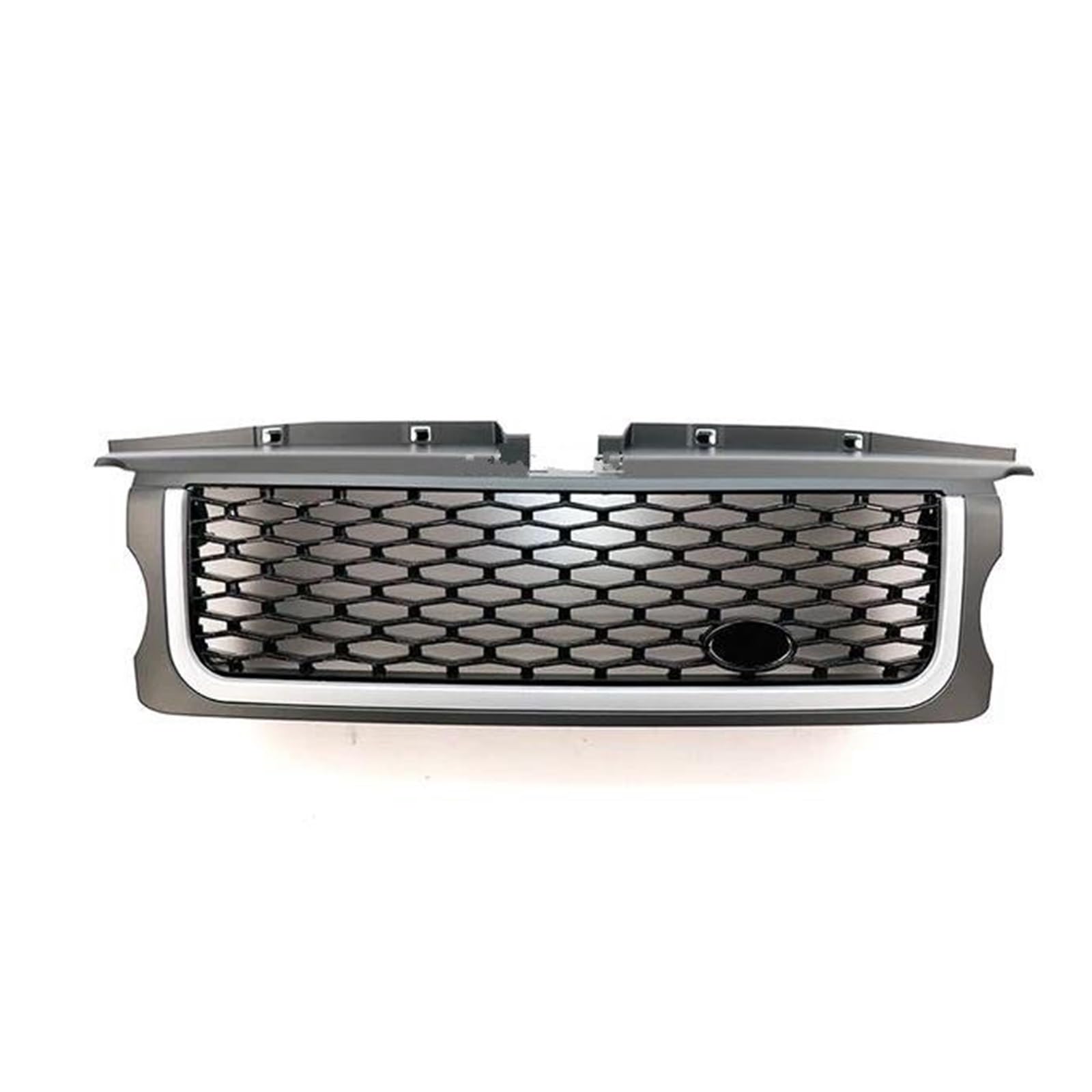 Kühler Für Land Für Rover Für Range Für Rover Für Sport 2005-2009 L320 ABS Auto-Styling Auto Frontstoßstangengrill Grillgitter Für Autokühler Kühlergrill(Grey Black Grill) von MINIKS