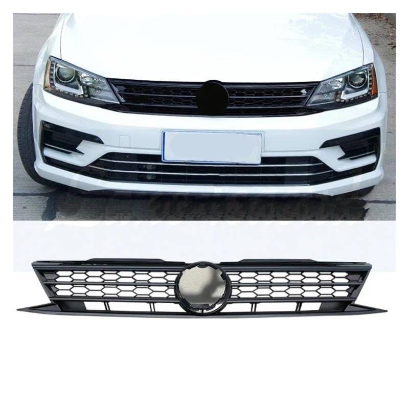 Kühler Für VW Für Jetta MK6 2015 2016 2017 Auto Mithelfer Ersatz ABS Grill Front Upper Kühlergrill Kühlergrill(D) von MINIKS