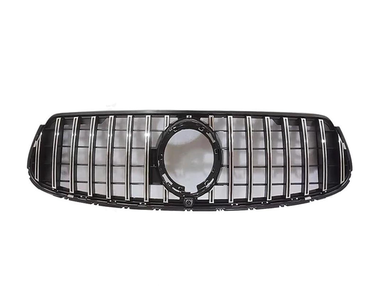 Kühler Für X253 Für Benz Für GLC 2019 2020 2021 300 200 220 Tuning Haube Mesh Grid Diamond GT Stil Front Stoßstange Kühlergrill Einlass Grill Kühlergrill(S Silvery) von MINIKS