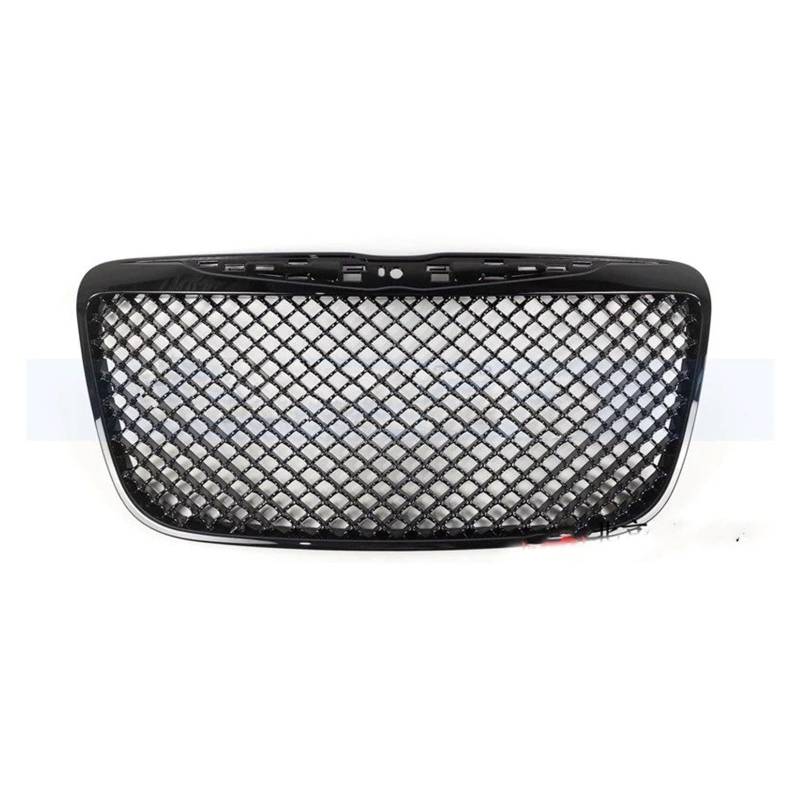 Kühler Racing Grills Frontstoßstangengrillmaske Kühlergrill Für Chrysler 300C 2012 2013 2014 Kühlergrill(Style 1 Black) von MINIKS