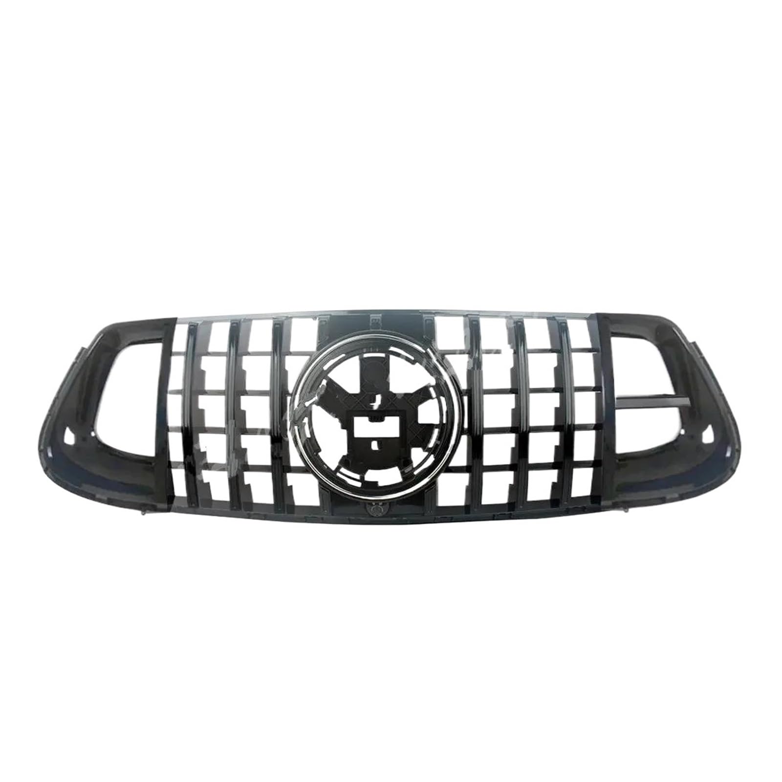 Kühler Vorne Racing Billet Stoßfänger Grille Obere Abdeckung Für Deluxe Sports Style Für Benz W167 Für GLE-Klasse Für GLE350 Für GLE450 2020-2023 Kühlergrill(All Black) von MINIKS