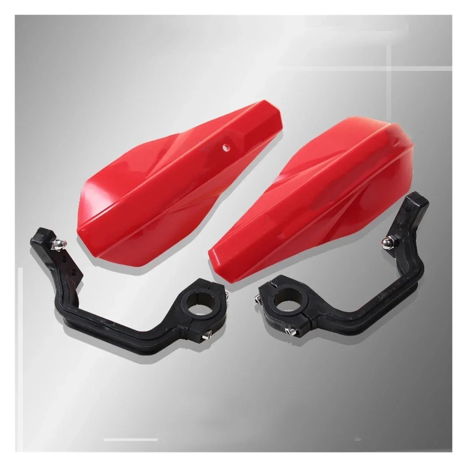 Motorrad Handschützer 22MM 28MM Universal Motorrad Handschutz Griffschutz Handschutz Lenker Pro Motorrad Griffschutz(Rot) von MINIKS