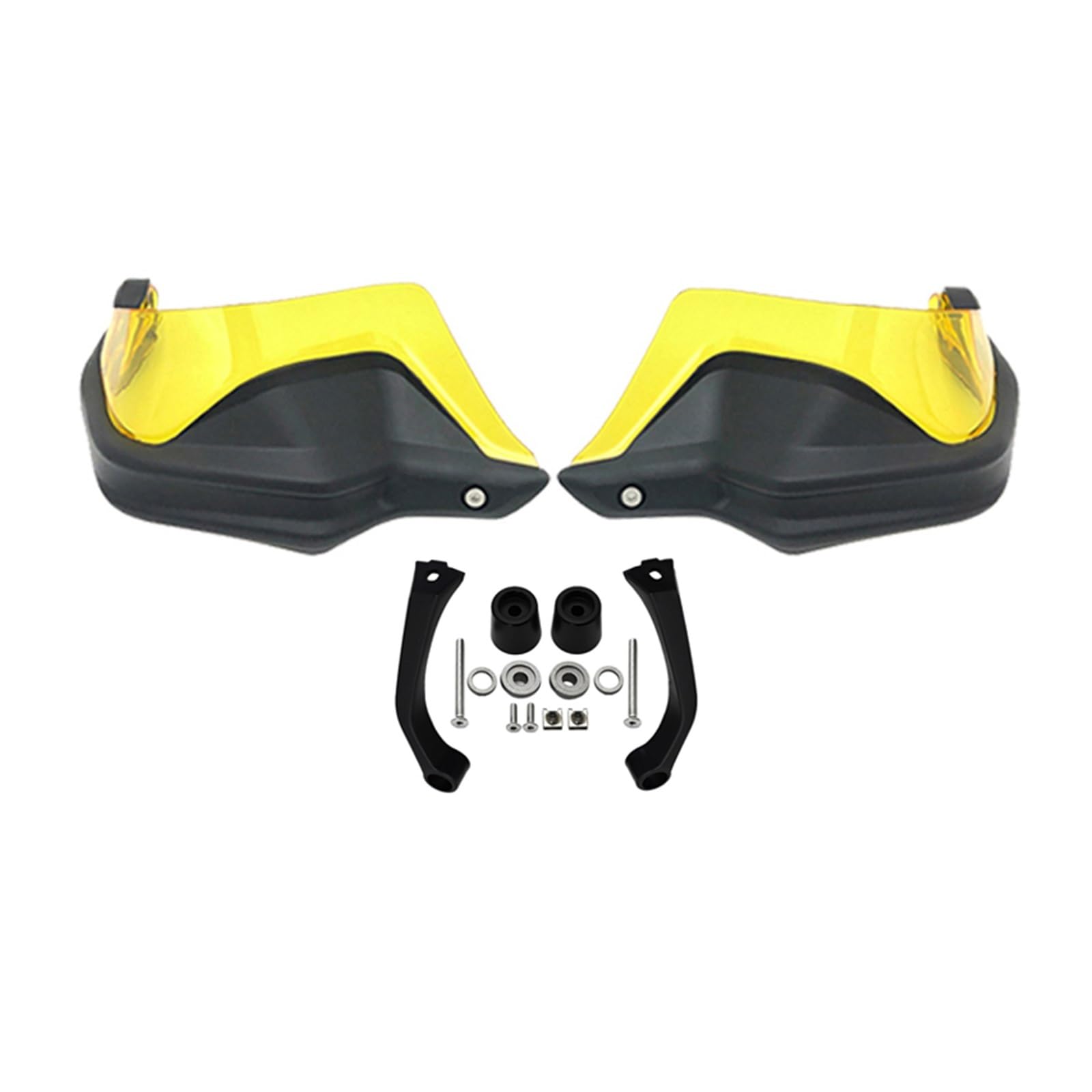 Motorrad Handschützer Für F800GS F700GS F800 GS F700 GS 2013-2018 2016 2017 Motorrad Handprotektoren Schild Guards Windschutzscheibe Hand Wind Schutz Motorrad Griffschutz(Black Yellow Set) von MINIKS