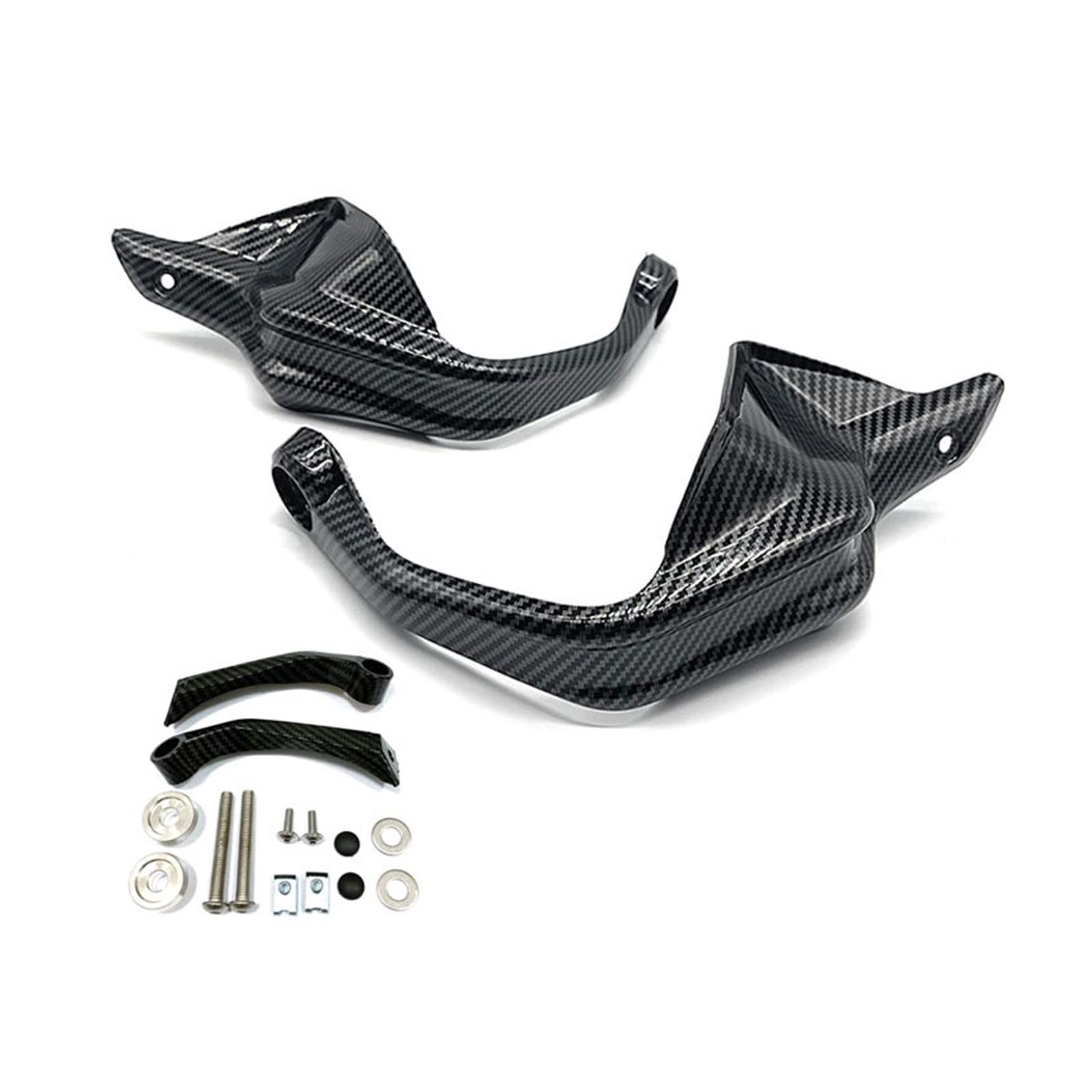 Motorrad Handschützer Für G310 GS G310R G 310 GS R 2017 2018 2019-2022 Motorrad Zubehör Handschutz Schild Hand Guard Protector Windschutzscheibe G310GS Motorrad Griffschutz(Kohlefaser-Optik) von MINIKS