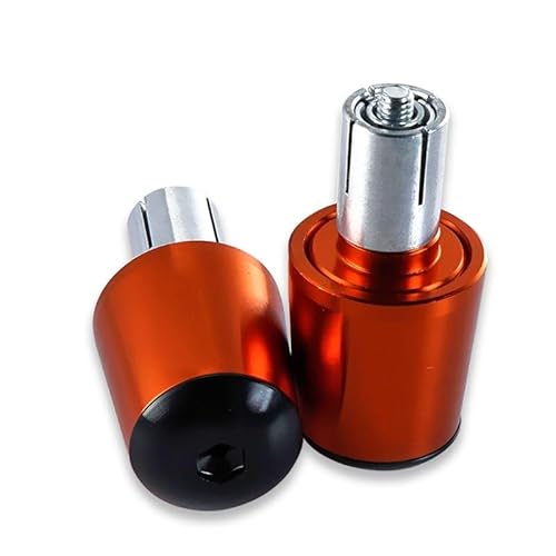 Motorrad Handschützer Für Gold Wing 1800 GL1800 GL 1800 2001 2002-2020 Motorrad CNC Lenker Lenkergriffe Kappe Endgriff Stecker Kappe Zubehör Motorrad Griffschutz(Orange) von MINIKS