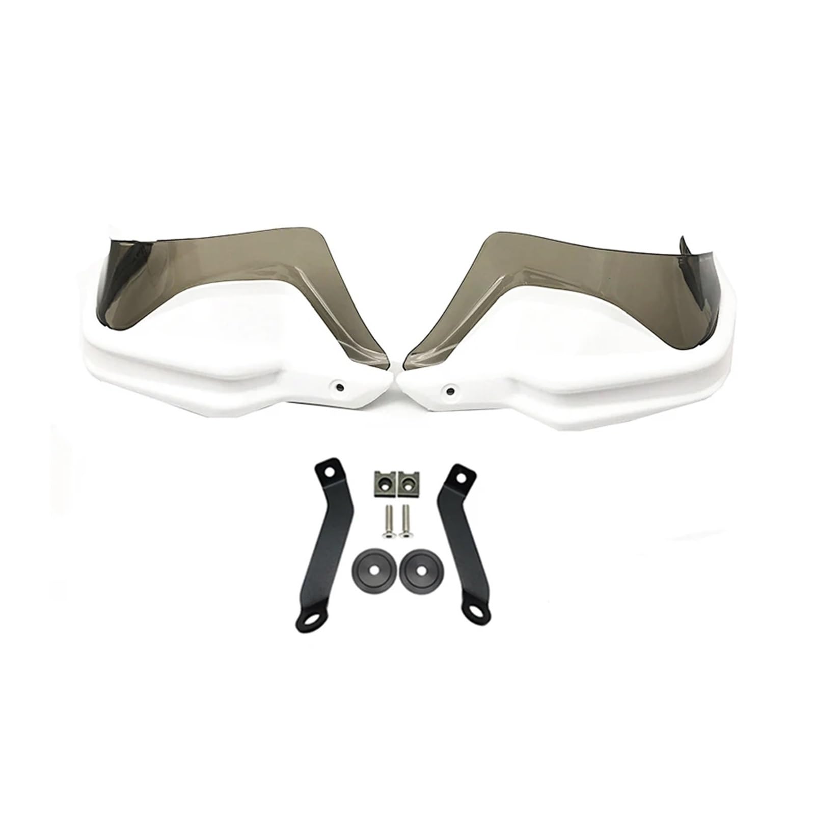 Motorrad Handschützer Für NX400 NX 400 NX500 2023 2024-Handschutzverlängerung Handschutz-Kit Lenker Windschutz Zubehör NX500 Handprotektoren Motorrad Griffschutz(White Green Set) von MINIKS