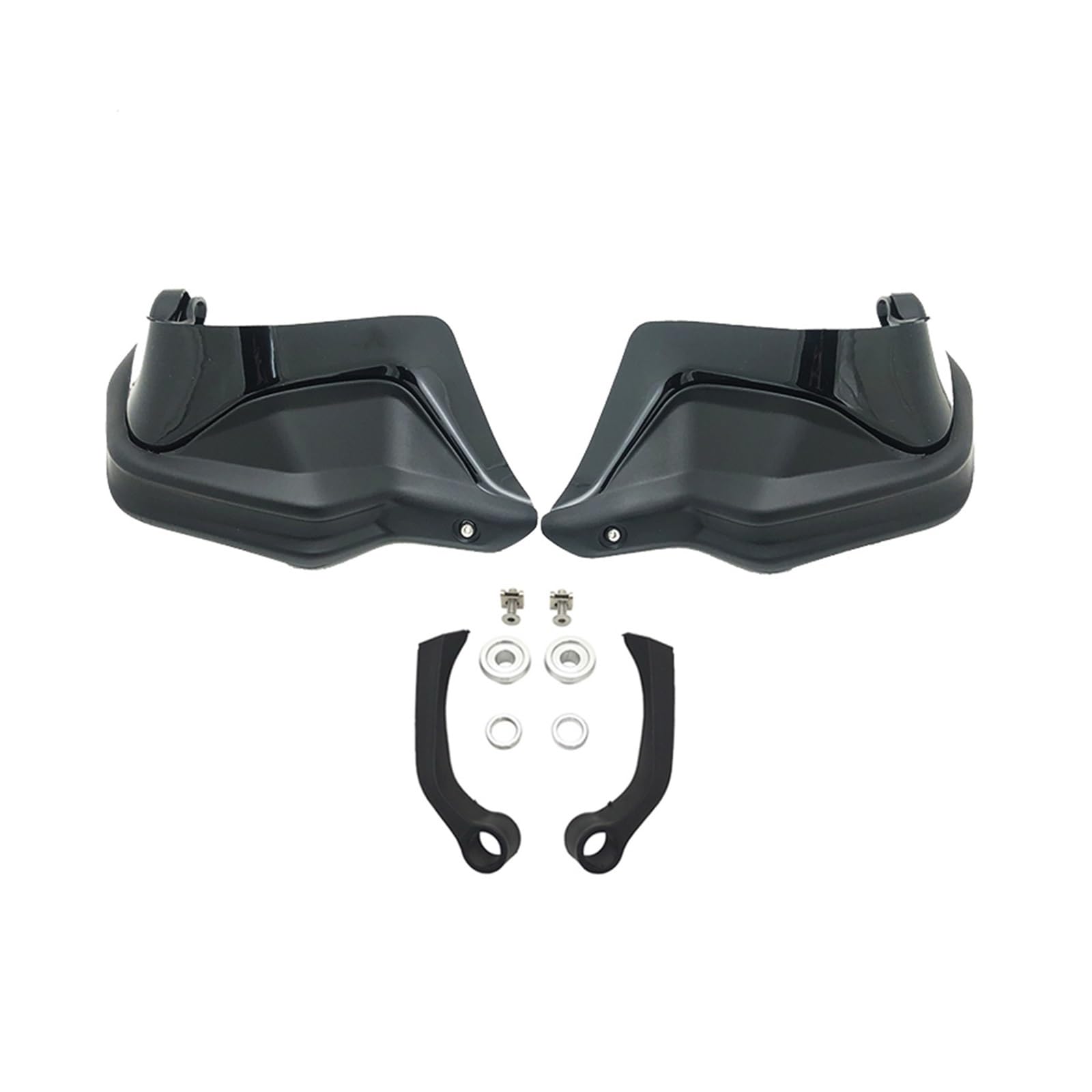 Motorrad Handschützer Für R1200GS LC F800GS F750GS F850GS F900R/XR R1250GS S1000XR Motorrad Handschutz Schild Hand Guard Protector Windschutzscheibe Motorrad Griffschutz(Black Set) von MINIKS