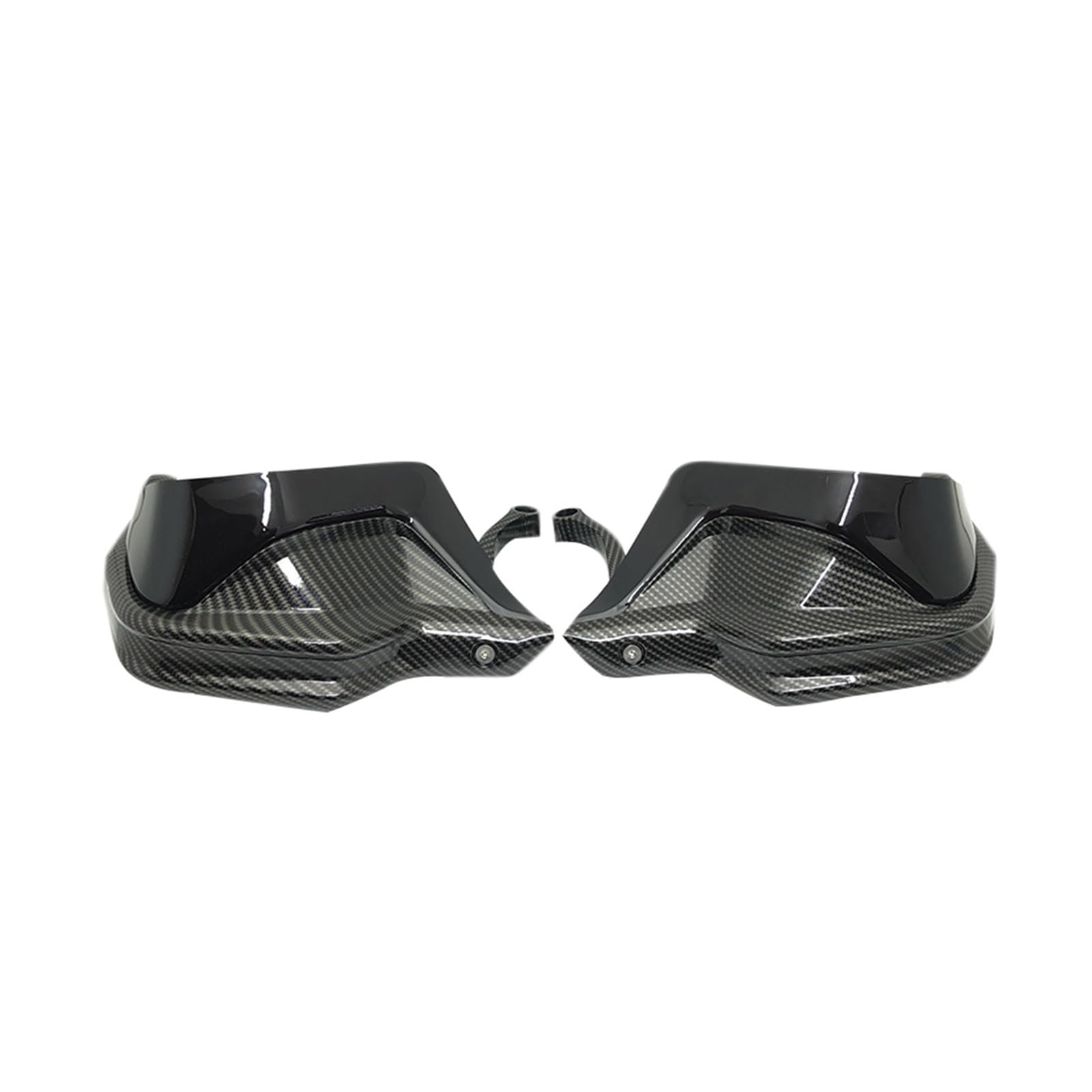 Motorrad Handschützer Für R1200GS LC F800GS F750GS F850GS F900R/XR R1250GS S1000XR Motorrad Handschutz Schild Hand Guard Protector Windschutzscheibe Motorrad Griffschutz(Carbon Black Set) von MINIKS