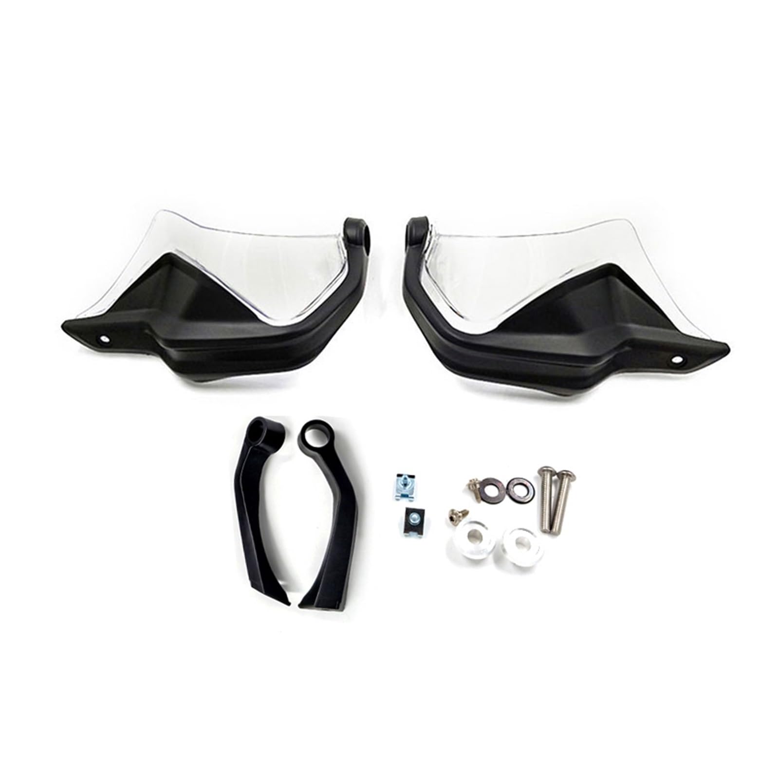 Motorrad Handschützer Für S1000XR 2014 2015 2016 2017 2018 2019 2020 2021 Handschutz Hand Guard Extensions Protector Windschutzscheibe S1000 XR S 1000XR Motorrad Griffschutz(Black Clear-1Set) von MINIKS