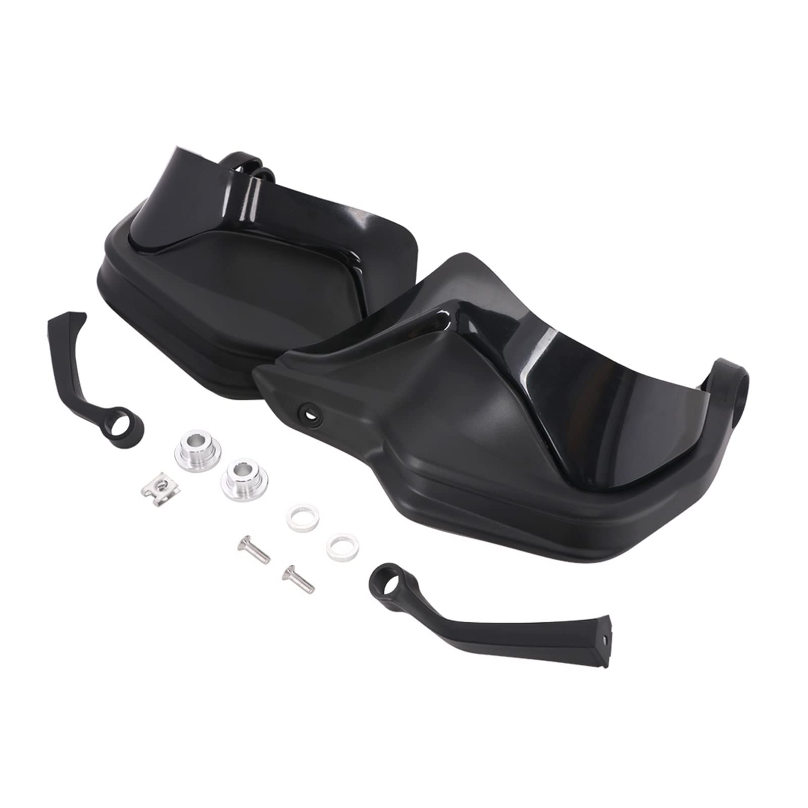 Motorrad Handschützer Handschutz Hand Schild Schutzfolie Motorrad ABS Windschutzscheibe Für S1000XR F800GS R 1200GS LC 1250GS ADV R1200 1200 R1200GS Motorrad Griffschutz(Set Black) von MINIKS