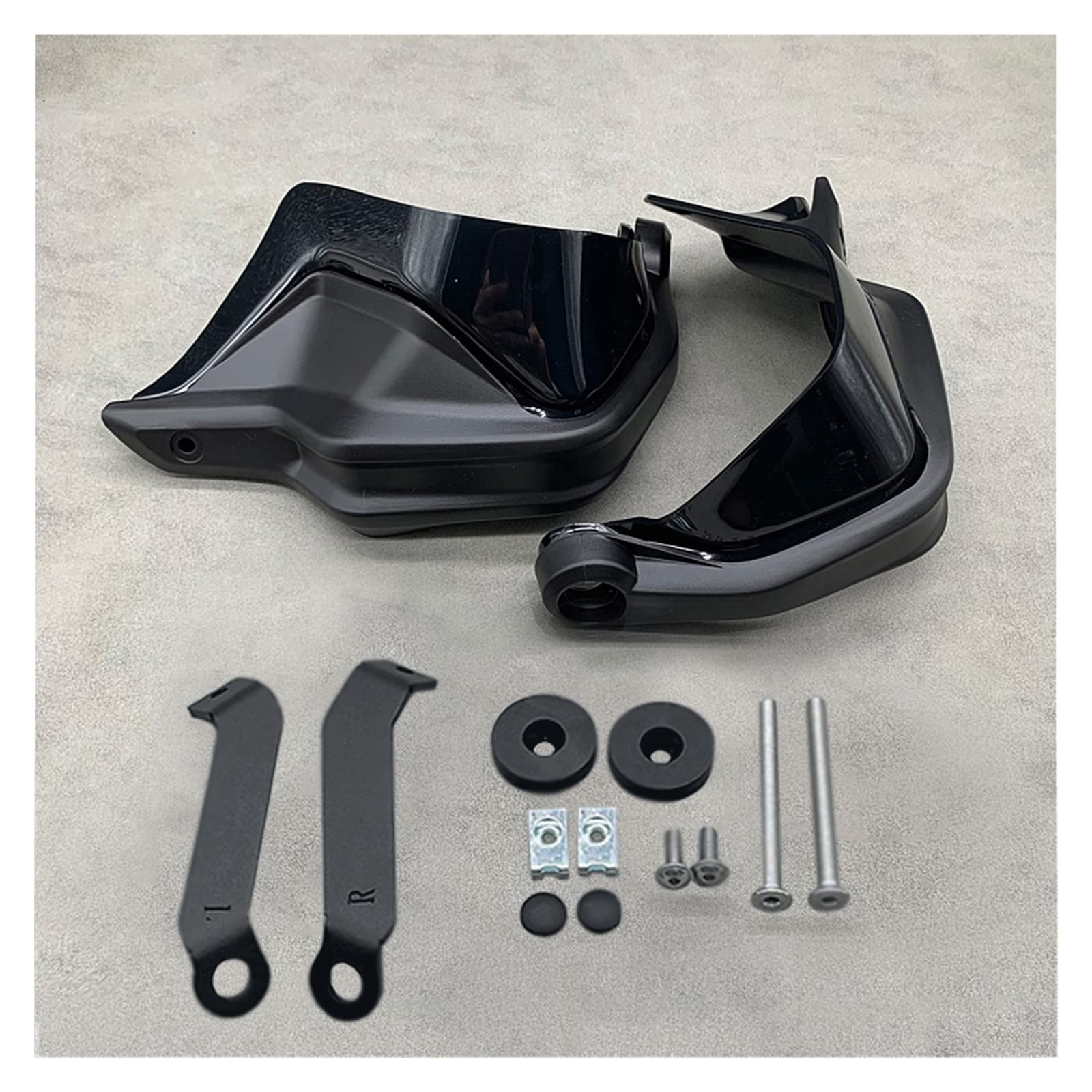 Motorrad Handschützer NC 750X NC 700X Motorrad ABS Handprotektoren Handprotektoren Protektoren Für CB500 NC750X 2014–2021 NC700X 2012–2015 2016 2017 Motorrad Griffschutz(Black Set) von MINIKS