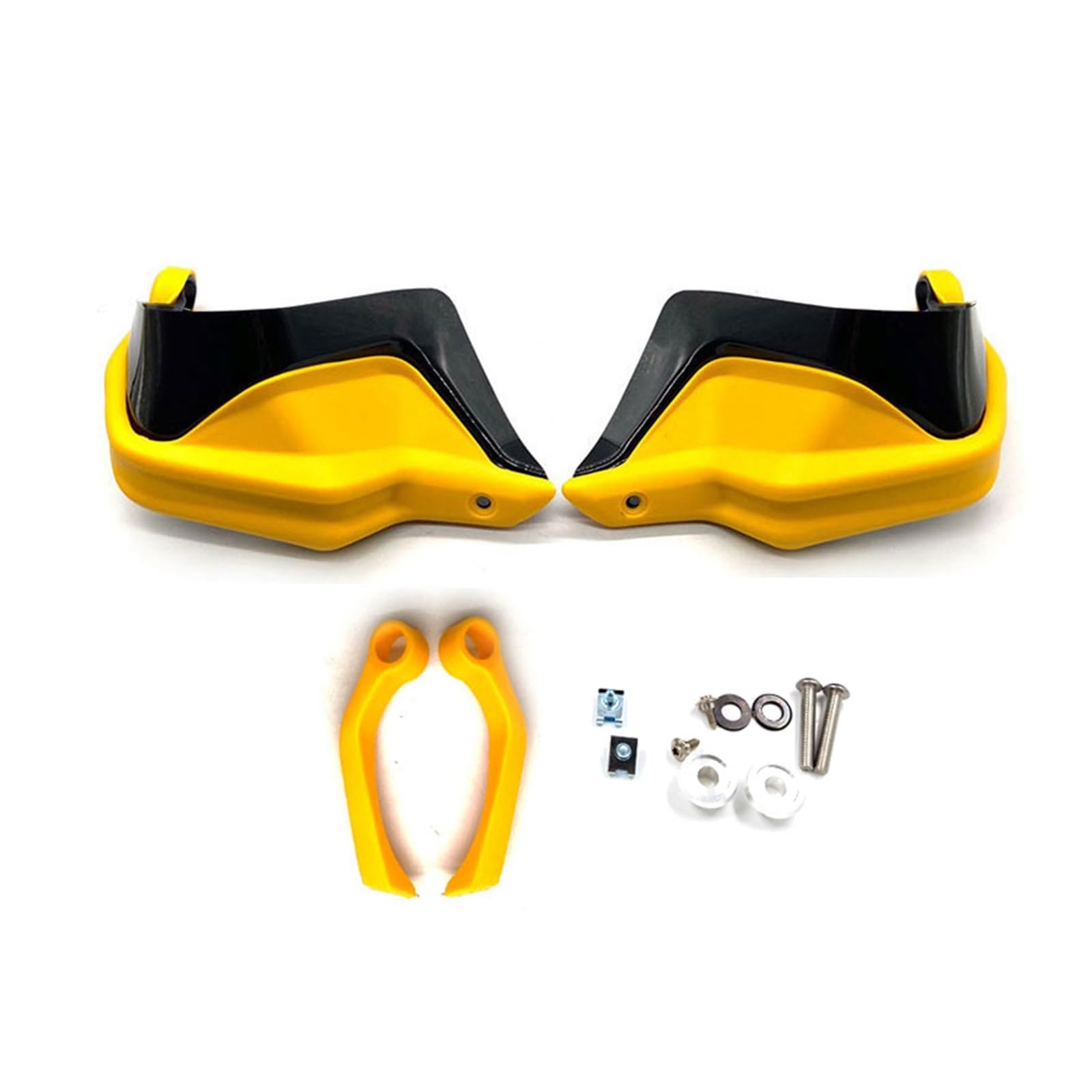 Motorrad Handschützer NEU Für R1200GS R1250GS LC ADV R 1250 GS ADV Adventure 2019-2021 2022 Motorrad-Handprotektoren Handschild Langlebiger Schutz Motorrad Griffschutz(Yellow Black-1Set) von MINIKS