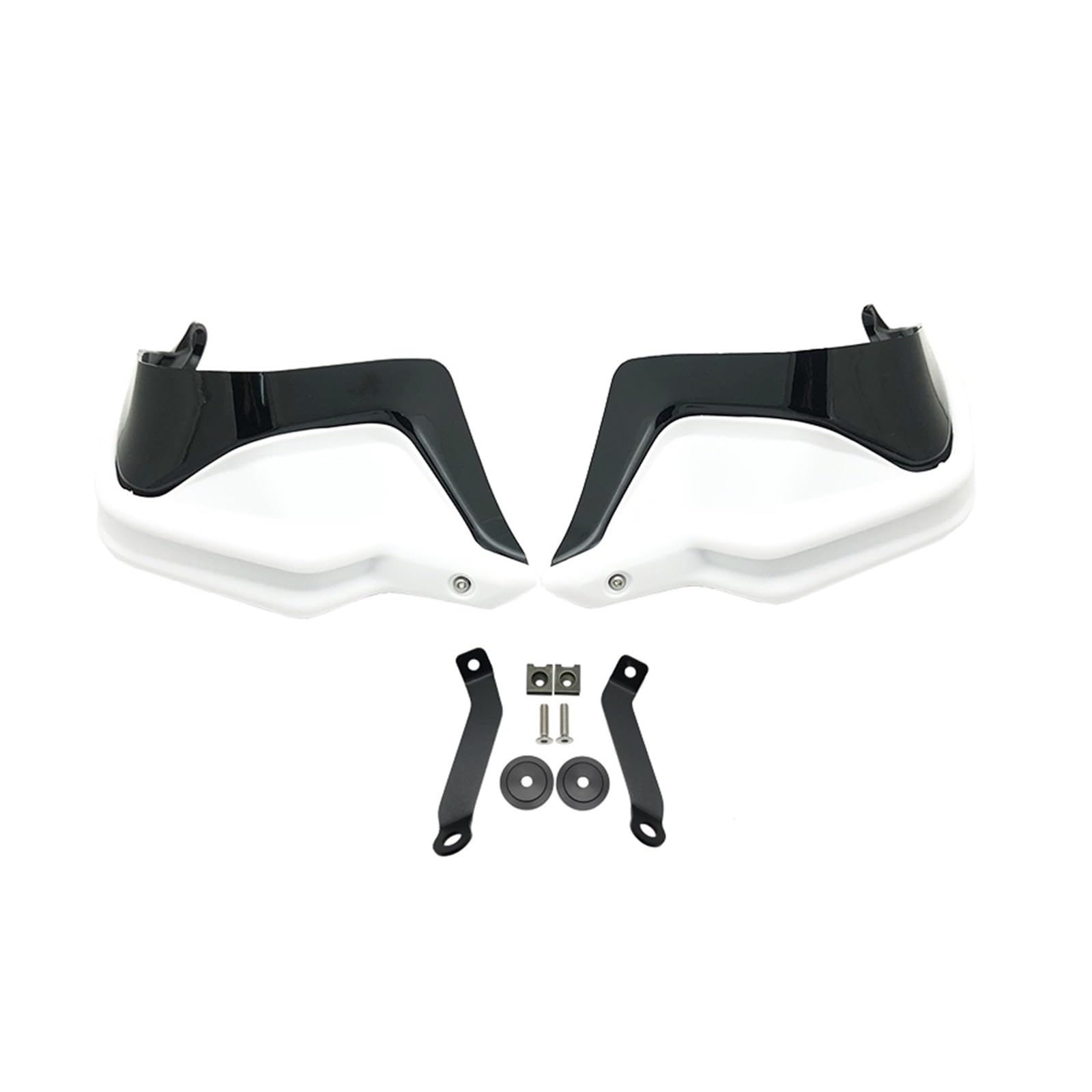 Motorrad Handschützer Passend Für NC750X DCT NC750S NC700X NC 750 X 2013-2022 2020 2021 Carbon Look Motorrad Handschutz Schild Handschutz Schutz Motorrad Griffschutz(White Black Set) von MINIKS