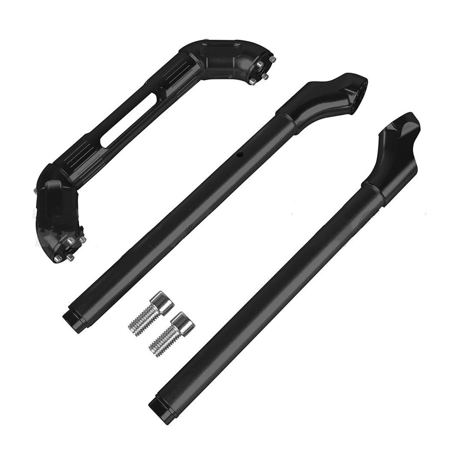 Riser Für Kawasaki Für Z900RS Für Z900 RS 2018-2022 Zubehör Motorradlenker Einstellbarer CNC-Aluminium-Drag-Lenker-Riser Motorrad Lenker Riser(Schwarz) von MINIKS