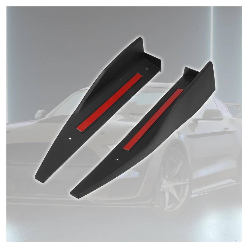 Seitenschweller 2 Stück Für Ford Für Mustang Für Roush 2015 2016 2017 2018 2019 Auto Seitenschweller Spoiler Auto Flügel Splitter Schwarz Seitenschürze von MINIKS