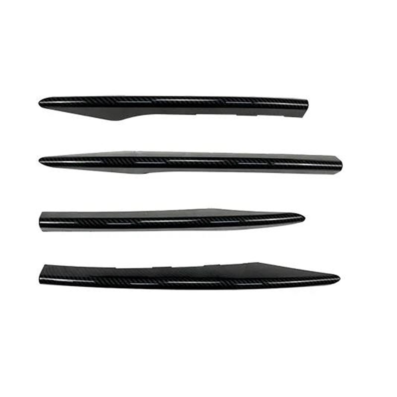 Splitter 2X Auto Front Lip Splitter Spoiler Schmücken Trim Canard Für Benz E Klasse W213 E200 E260 E300 E300e E450 2021-2023 Frontlippe(A Carbon Look) von MINIKS