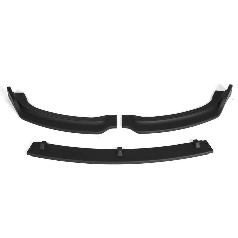 Splitter 3 STÜCKE Für 3er F30 F35 2016-2019 Auto Frontstoßstange Splitter Lippe Diffusor Spoiler Schutzabdeckung Schutz Deflektorlippen Frontlippe(Matt-schwarz) von MINIKS