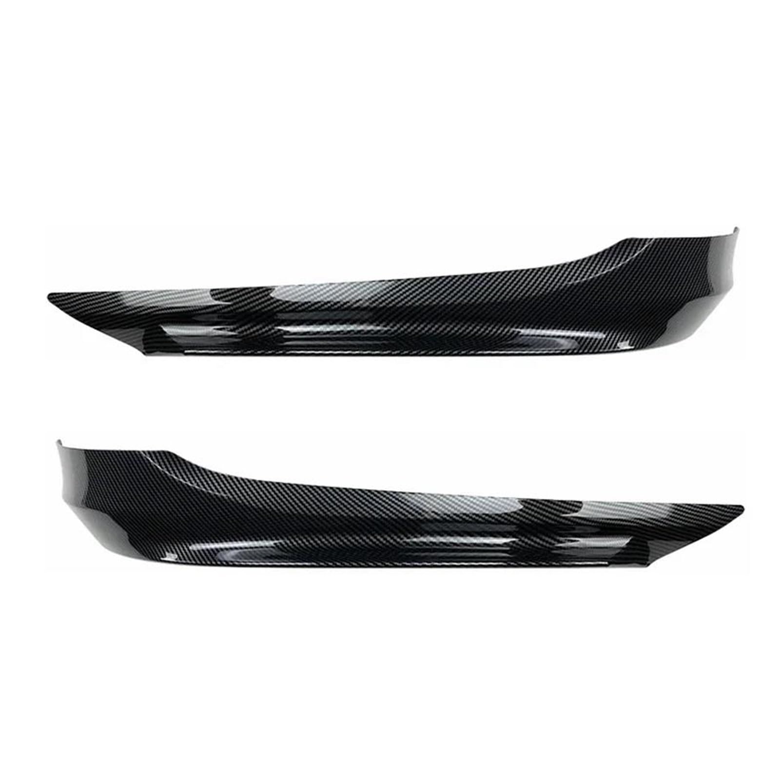 Splitter Auto Front Stoßstange Lip Body Kit Spoiler Splitter Stoßstange Canard Lip Für 3 Serie 320i 330i E90 E91 LCI Facelift 2007-2012 Frontlippe(Carbon Look) von MINIKS