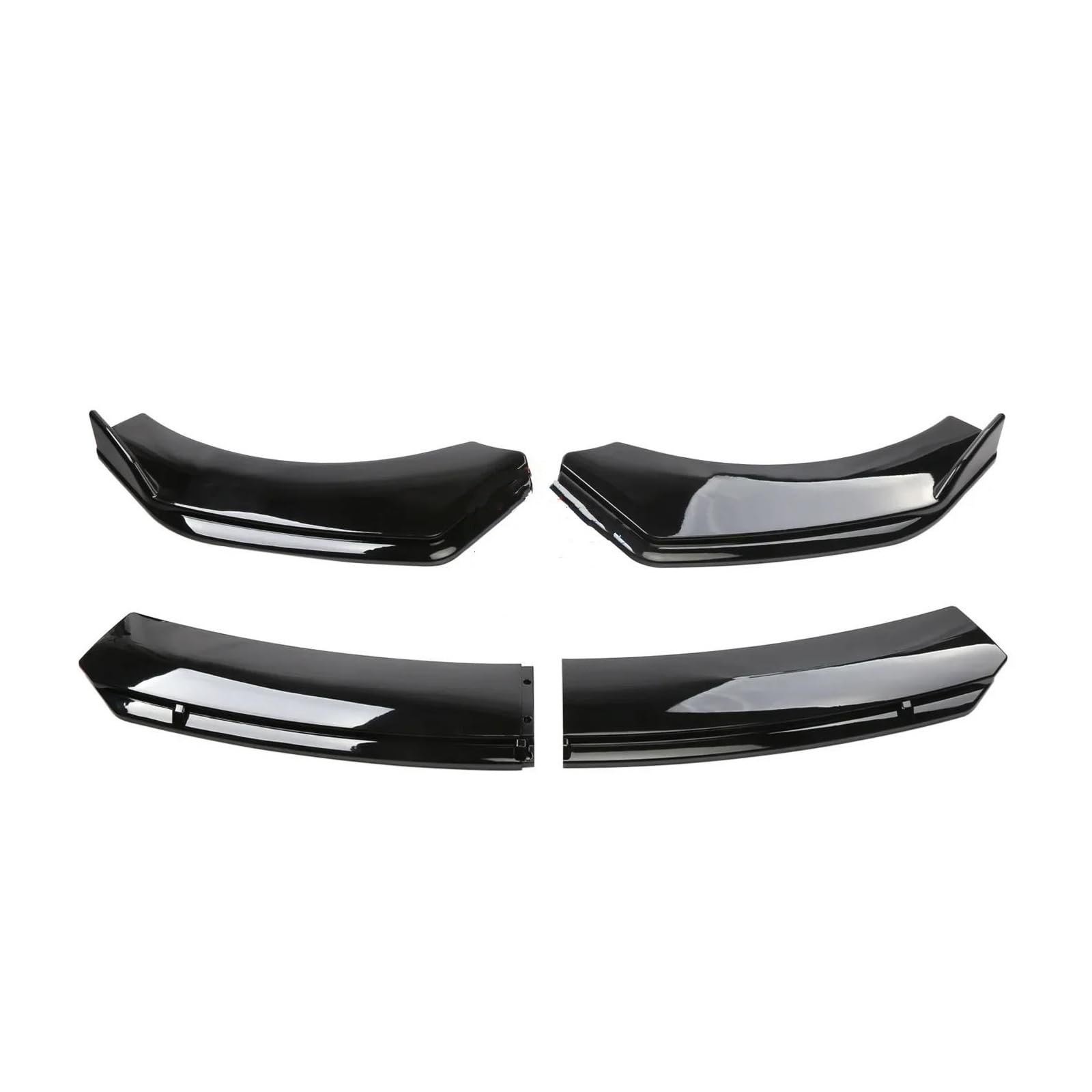 Splitter Auto Front Stoßstange Spoiler Lippe Kinn Diffusor Splitter Air Dam Kit Schutzfolie Abdeckungen Für 2006-2008 IS250 IS350 Frontlippe(Gloss Black) von MINIKS