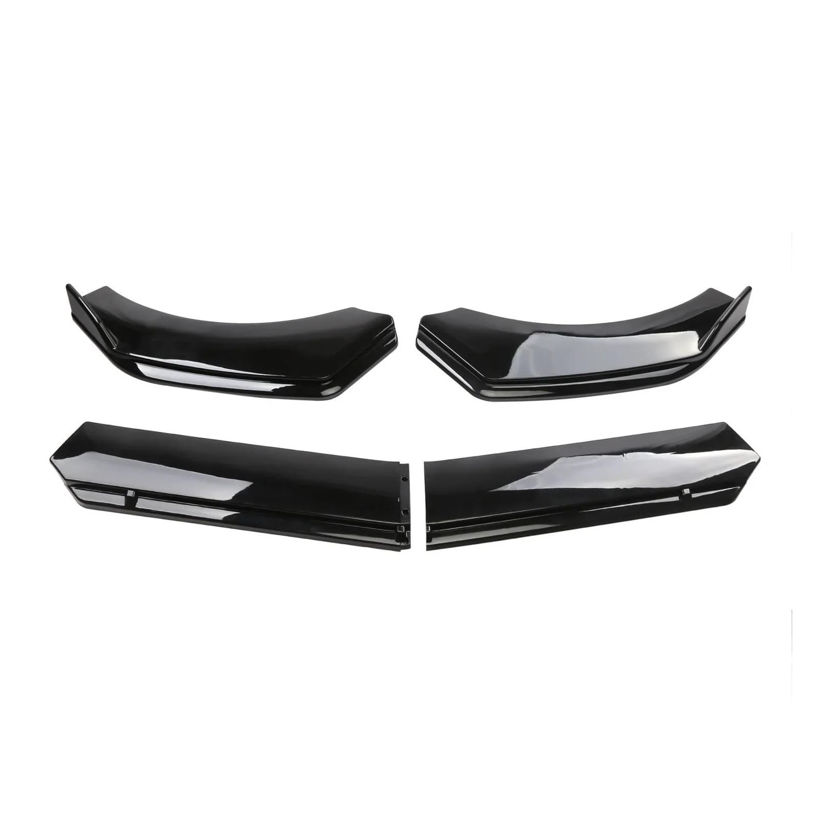 Splitter Auto Frontstoßstange Kinnlippe Spoiler Body Kits Splitter Rock Diffusor Schutzabdeckungen Für Mazda Für CX-5 Für CX-3 Für CX-9 Frontlippe(Gloss Black) von MINIKS