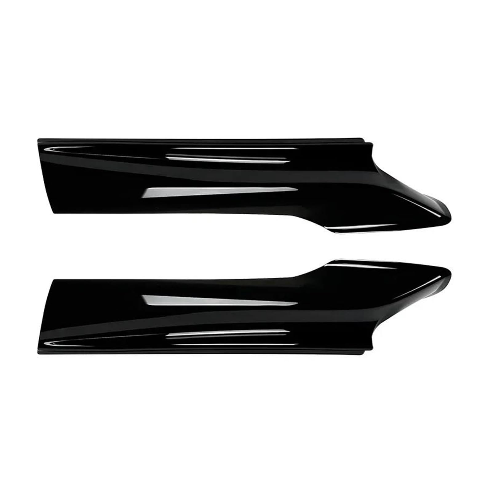 Splitter Frontschürze Lip Splitter Für 5 Series F10 F11 Sport 535i 528i M550d 2010-2016 Diffusor Body Kit Spoiler Tuning Frontlippe(Gloss Black) von MINIKS