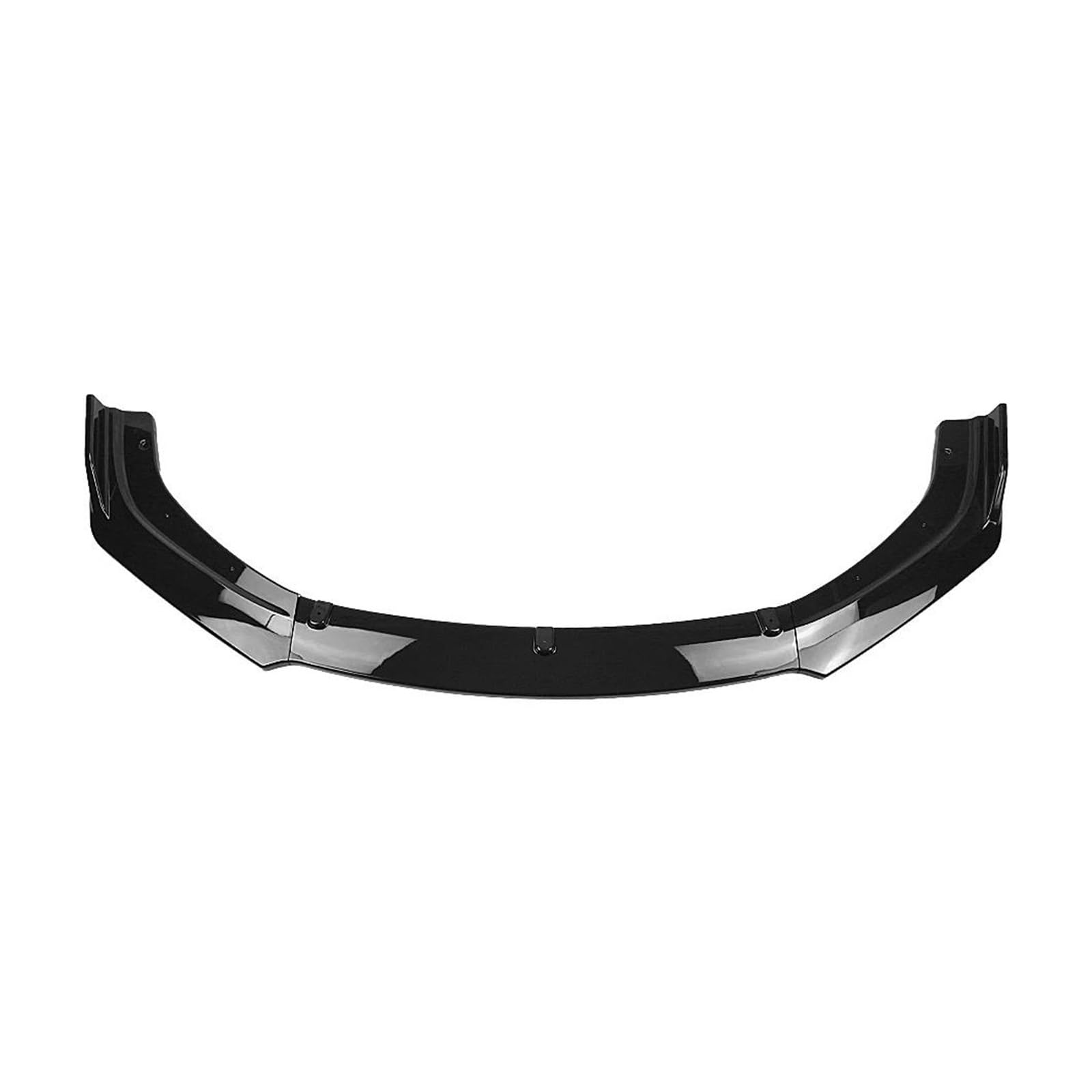 Splitter Frontspoiler Stoßstangenlippe Unterer Splitter Für Civic X FC FK 10. Generation 2016-2020 4-türige Limousine Glanz Schwarz Carbon Fiber Look Frontlippe(Kohlefaser-Optik) von MINIKS