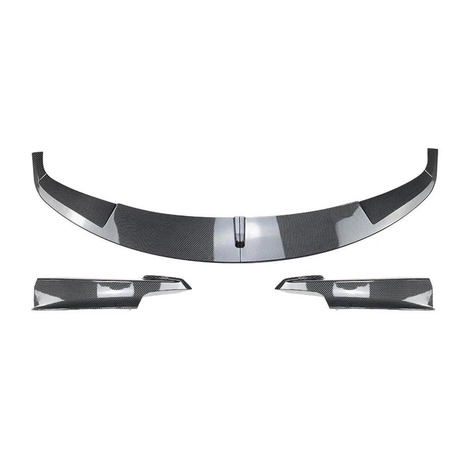 Splitter Frontstoßstangenlippe Bodykit Spoilersplitter Stoßstangen-Canard-Lippensplitter Zubehör Für 3er-Serie F30 F31 Tech 320i 2013–2019 Frontlippe(Carbon Look) von MINIKS