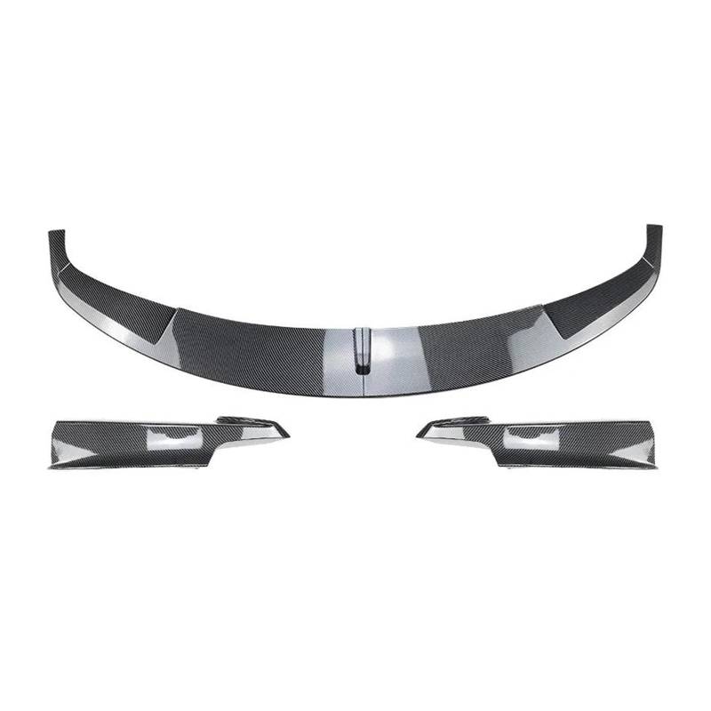 Splitter Frontstoßstangenlippe Bodykit Spoilersplitter Stoßstangen-Canard-Lippensplitter Zubehör Für 3er-Serie F30 F31 Tech 320i 2013–2019 Frontlippe(Carbon Look) von MINIKS