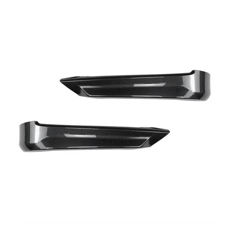 Splitter Für 3er E90 E91 Für Frühen 320i 325i 2005-2008 Frontspoilerlippe Splitter Diffusor Body Kit Spoiler Stoßstangenschutz Schutzfolie Frontlippe(Carbon Look Splitter) von MINIKS