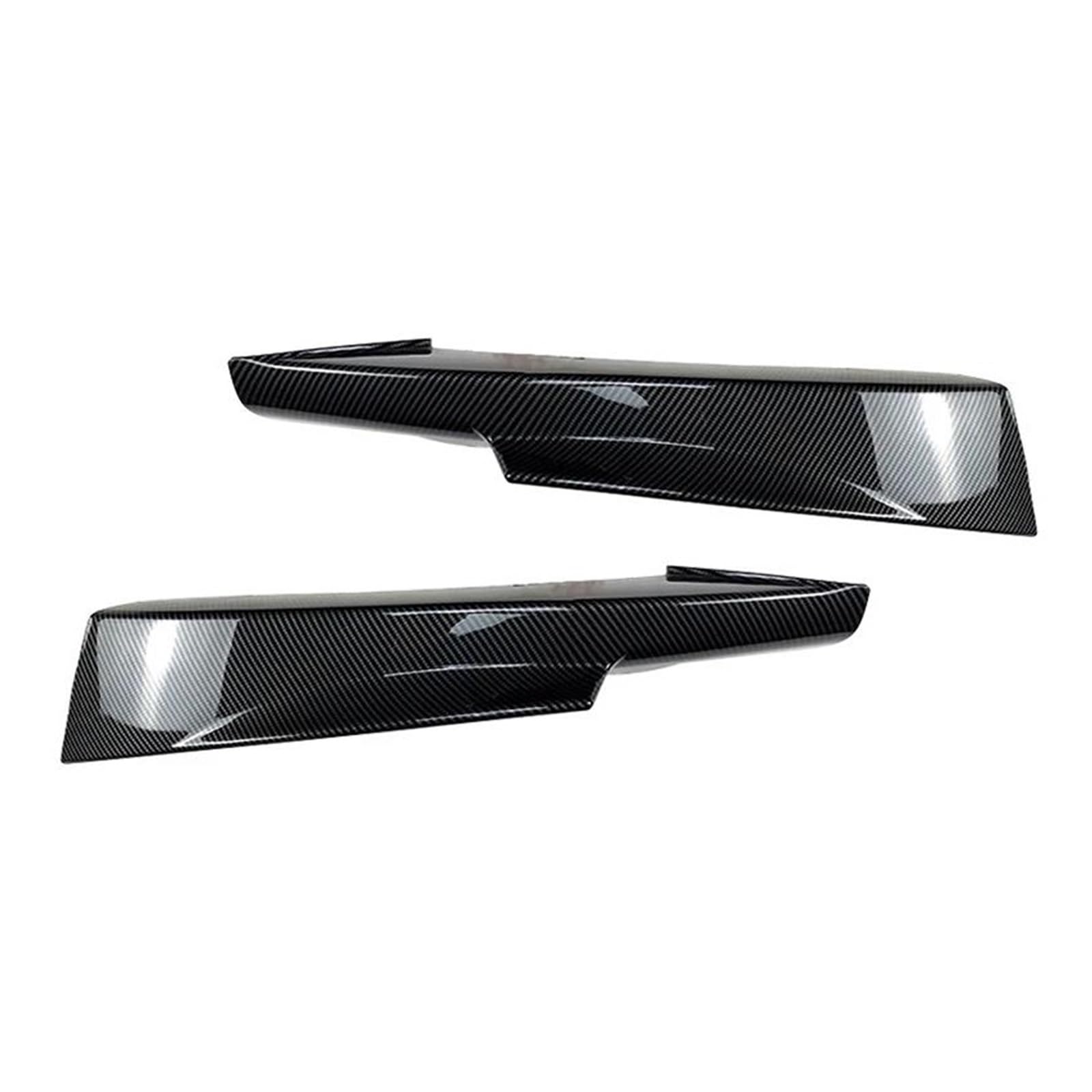 Splitter Für 3er E90 E91 Für LCI Sport 2009-2012 Auto Frontstoßstange Lip Splitter Diffusor Body Kits Spoiler Stoßstange Schutzfolie Frontlippe(Carbon Look Splitter) von MINIKS