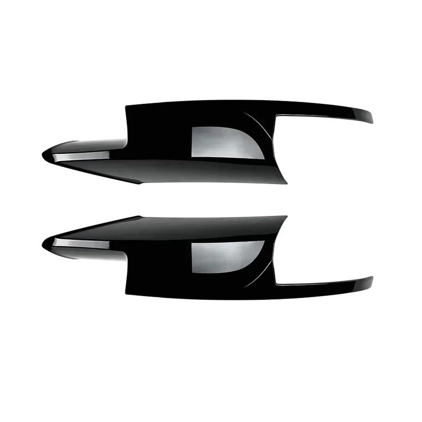 Splitter Für F10 F11 M5 2011-2017 Frontschürze Lippe Canard Nebelscheinwerfer Kühlergrill Spoiler Kinn Body Kit Schutz Außendiffusor Splitter Frontlippe(Gloss Black A) von MINIKS