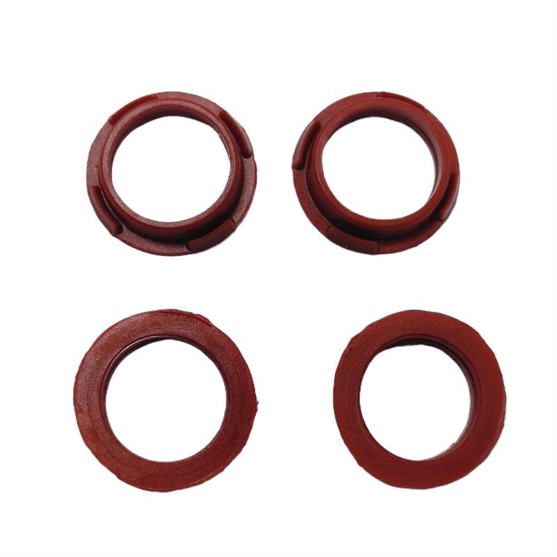 Vorne Hinten Parksensor 4 Stück Lot Parkplatz Senor O-ring PDC Parkplatz Sensor Ring Spezielle Für Tesla 1127502-12-C Und So Auf Einparkhilfesensor(Rot) von MINIKS