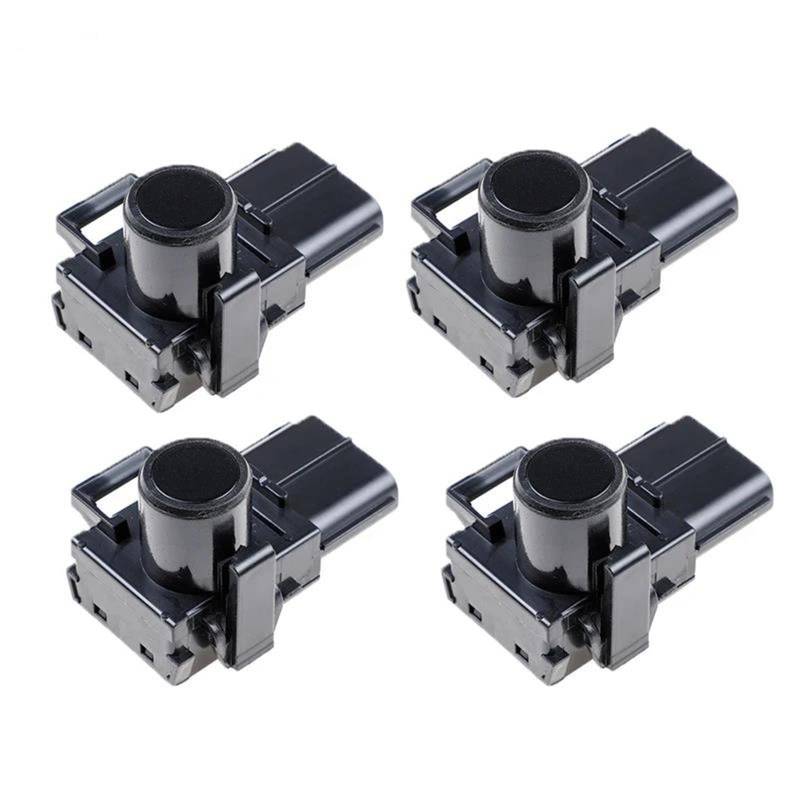 Vorne Hinten Parksensor 8934148010 PDC Parkplatz Sensor Für Toyota Für Camry Für Corolla Für Tundra Für Lexus RX350 Einparkhilfesensor(4 pieces Black) von MINIKS