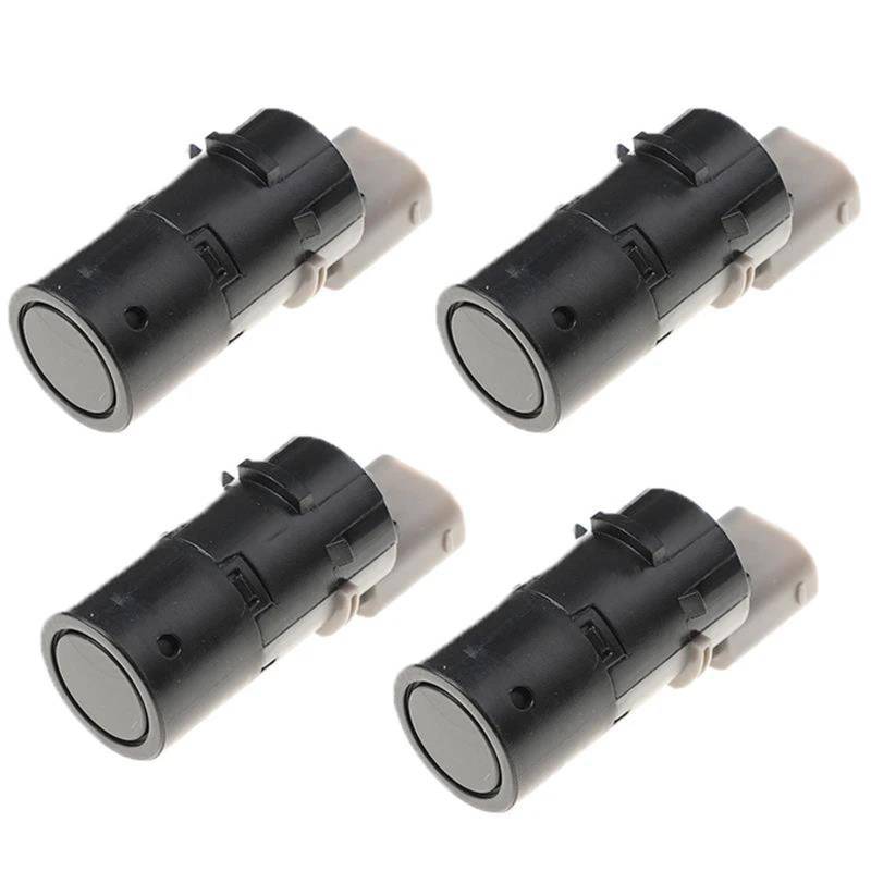 Vorne Hinten Parksensor PDC Parkplatz Sensor 66206989069 Für E39 E46 E53 E61 E63 E64 E65 E66 E83 Für X3 Für X5 Einparkhilfesensor(Grey,4 pieces) von MINIKS