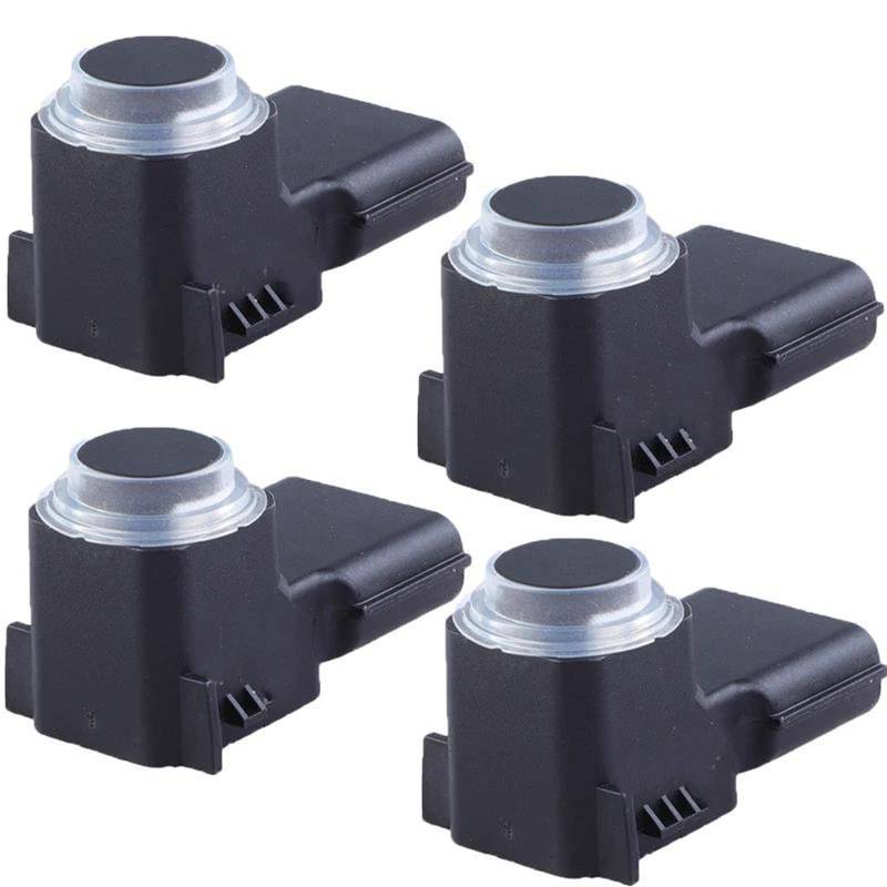 Vorne Hinten Parksensor PDC Parkplatz Sensor Parkplatz Radar 39680TEXY111M1 Für CRV Für Civic Für Accord Für HRV Einparkhilfesensor(Schwarz,4 pieces) von MINIKS