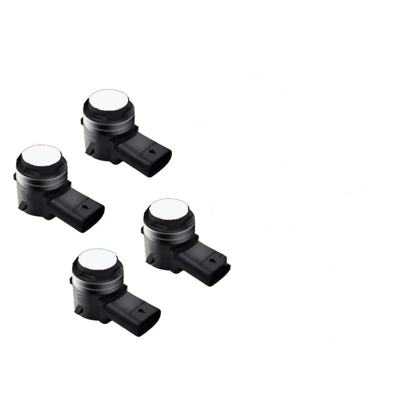 Vorne Hinten Parksensor Sensoren Auto Parkplatz Sensor Unterstützung Backup Radar Summer System Für SEAT Für Ateca Für Arona Für Tarraco Für Ibiza Mk5 Für Leon Mk3 Einparkhilfesensor(Silver (4 pcs)) von MINIKS