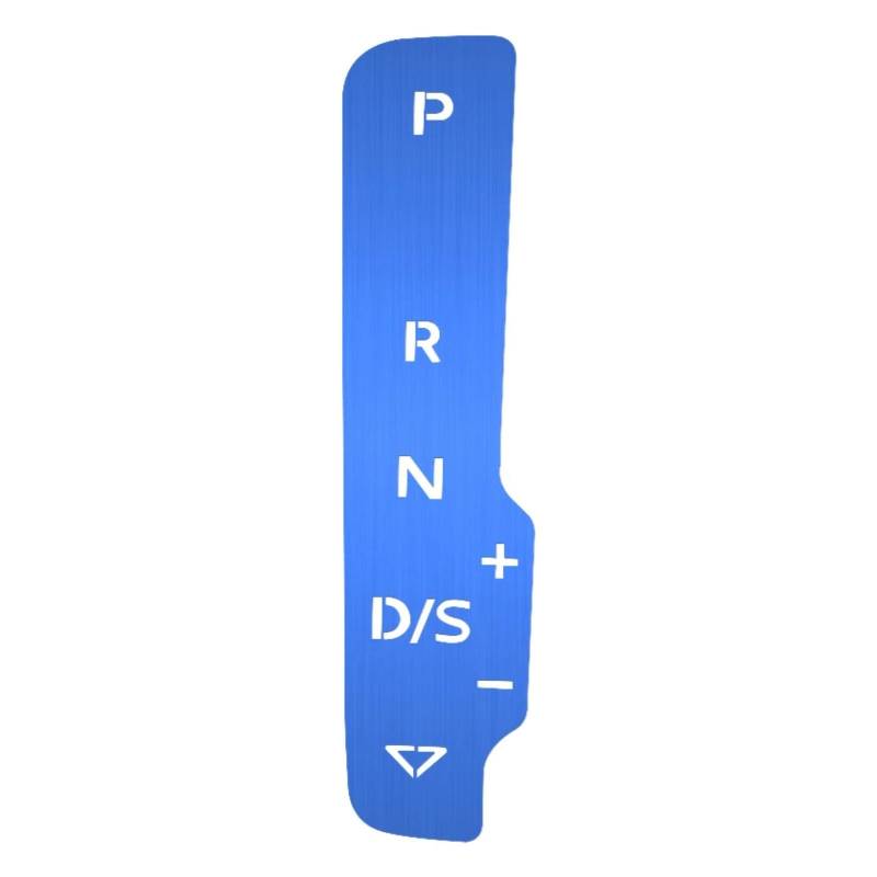 Autoknopf-Aufkleber-Set Kompatibel Mit Für A3 8V 2013 2014 2015 2016 2017 2018 2019 LHD Auto Elektronische Gangschaltung Knopf Panel Aufkleber Abdeckung Pailletten Zubehör(Blue) von MINJKL