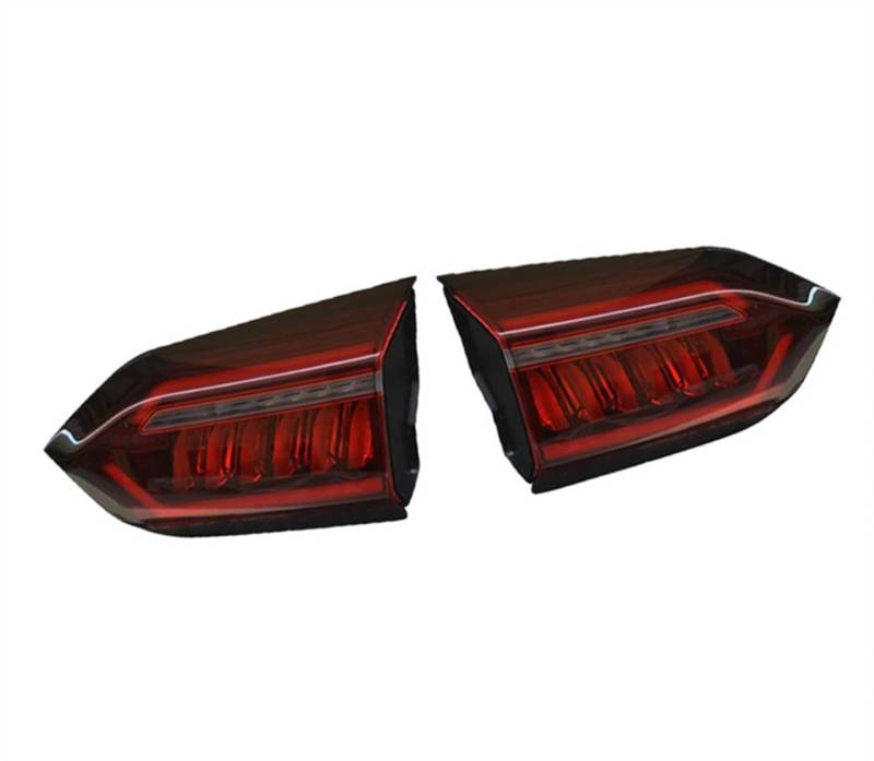 MINJKL Auto Rückleuchten Kompatibel Mit Chery Für Tiggo 8 Pro Plus 2021 2022 Hinten Stoßstange Innen Schwanz Lampe Stopp Hinten Bremse Lampe Schwanz Licht Montage Blinker Licht(Red,Inner Pair) von MINJKL