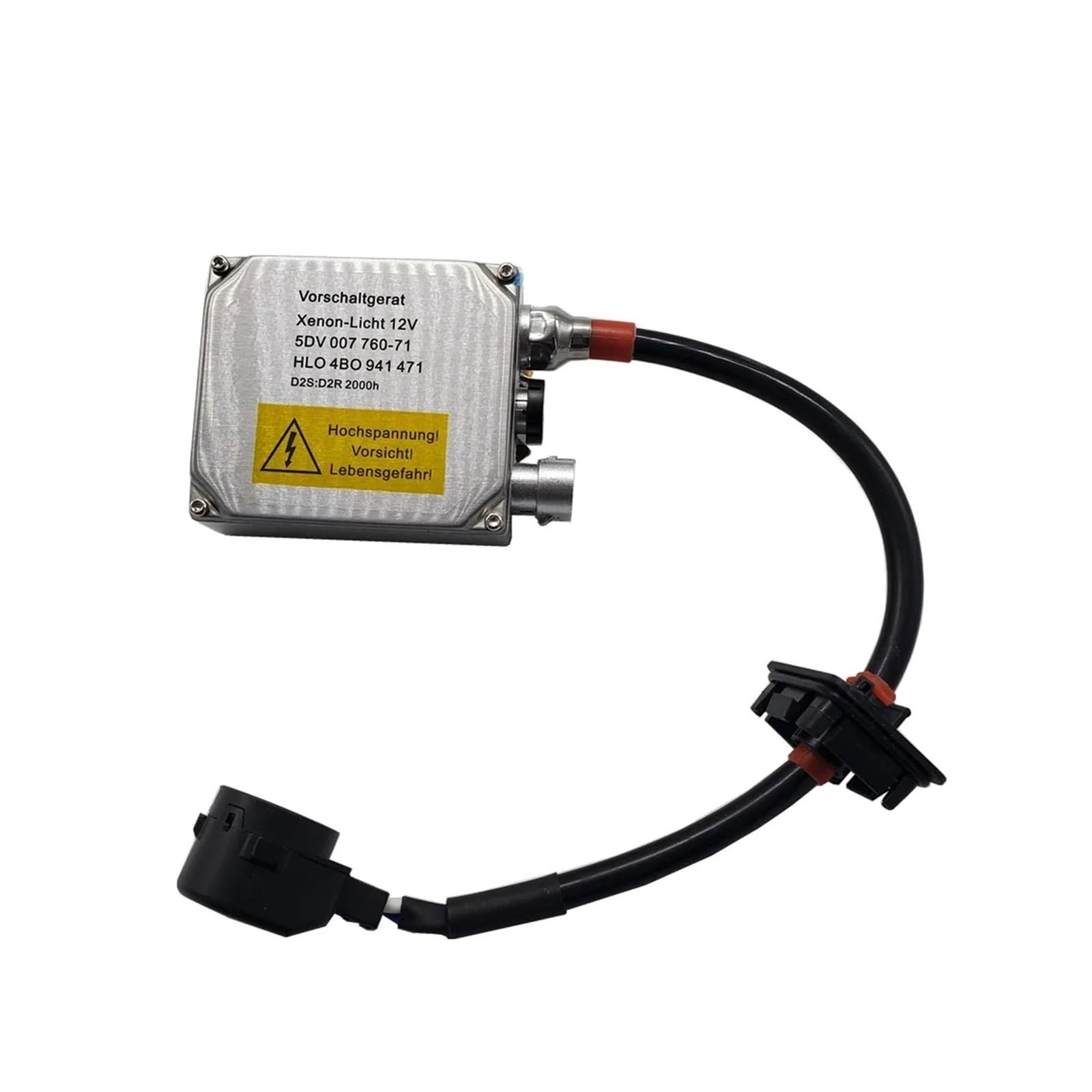 MINJKL Auto Xenon Steuergerät Kompatibel Mit A6 A4 A8 D2S D2R Xenon-Scheinwerfer-HID-Vorschaltgerät Mit Zünder HID-Xenon-Scheinwerfer-Controller OE# 5DV007760-71 HLO4BO941471 von MINJKL