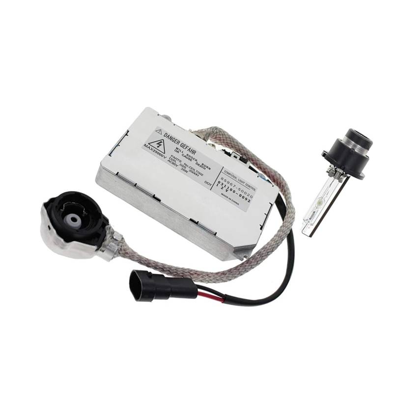 MINJKL Auto Xenon Steuergerät Kompatibel Mit Lexus Für IS300 2001 2002 2003 2004 2005 Xenon-HID-Scheinwerfer-Vorschaltgerät-Controller-Modul Und 6000K-Glühbirne 85967-50020 DDLT002 von MINJKL