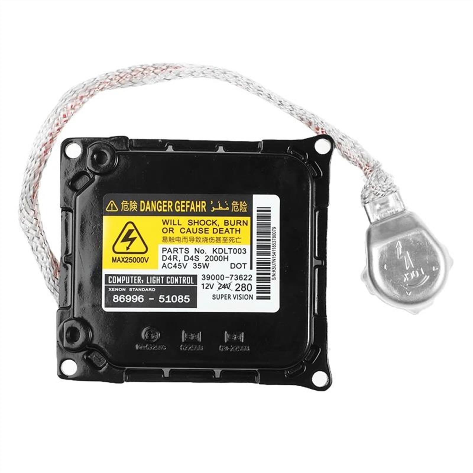 MINJKL Auto Xenon Steuergerät Kompatibel Mit Toyota Für Avensis Für Mark Für Prius Für RAV4 Für Verso 86967-52021 DDLT003 KDLT003 Auto D4S D4R Xenon H-ID Scheinwerfer Ballast Steuergerät von MINJKL